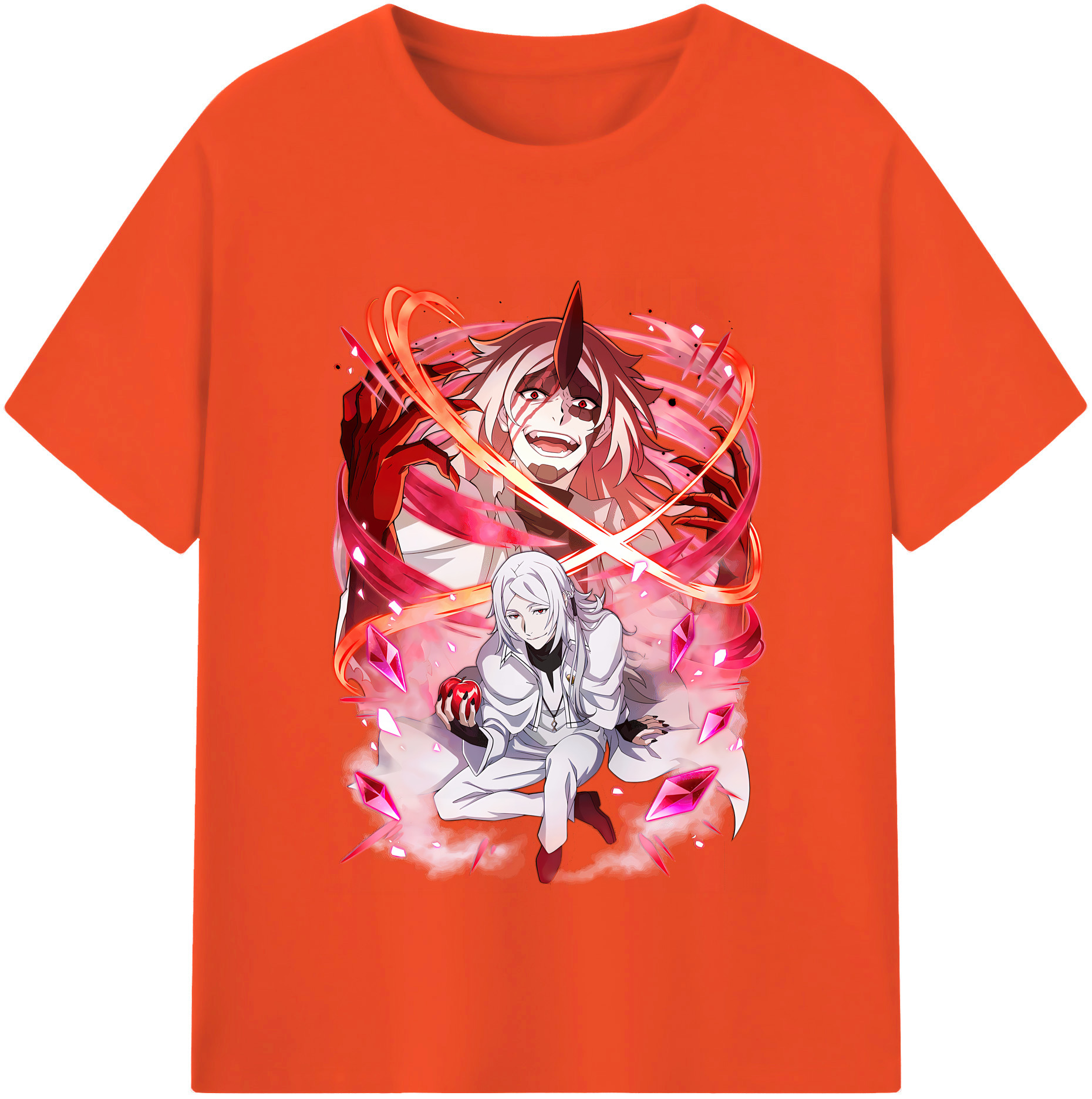 （画像用） 文豪ストレイドッグス Bungo Stray Dogs 綿100％半袖Tシャツ（フロントプリント）