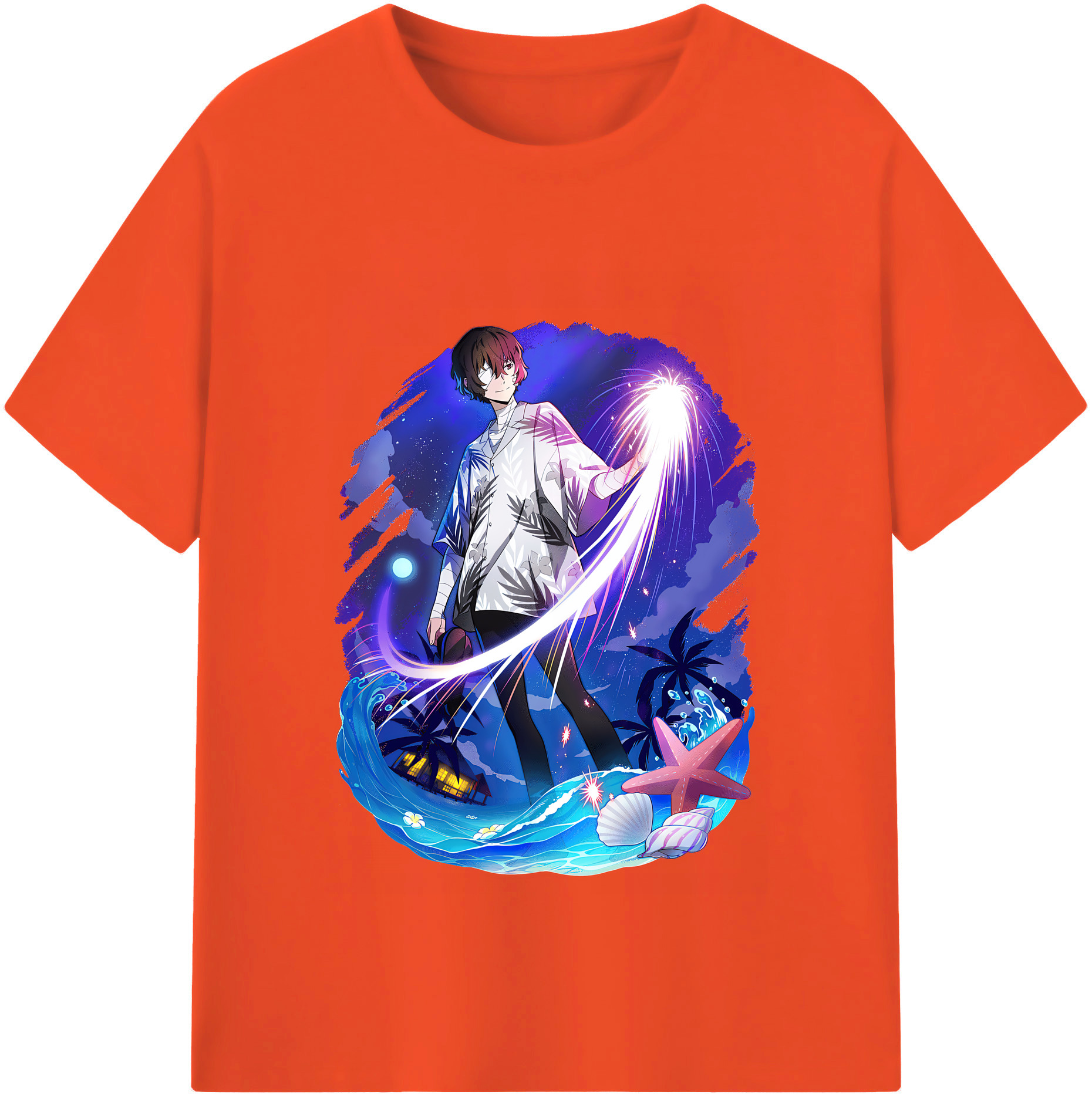 （画像用） 文豪ストレイドッグス Bungo Stray Dogs 綿100％半袖Tシャツ（フロントプリント）