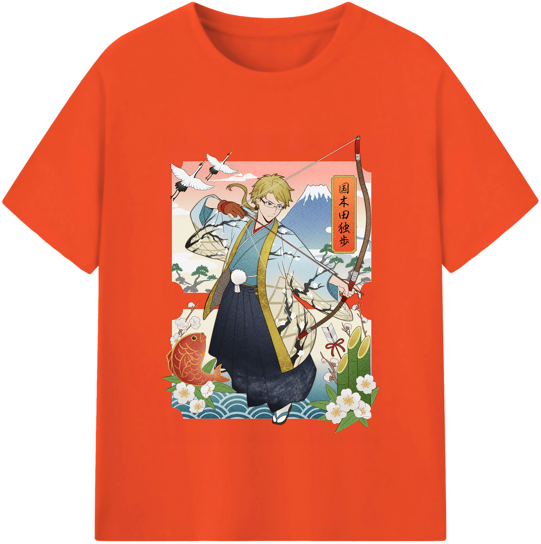（画像用） 文豪ストレイドッグス Bungo Stray Dogs 綿100％半袖Tシャツ（フロントプリント）