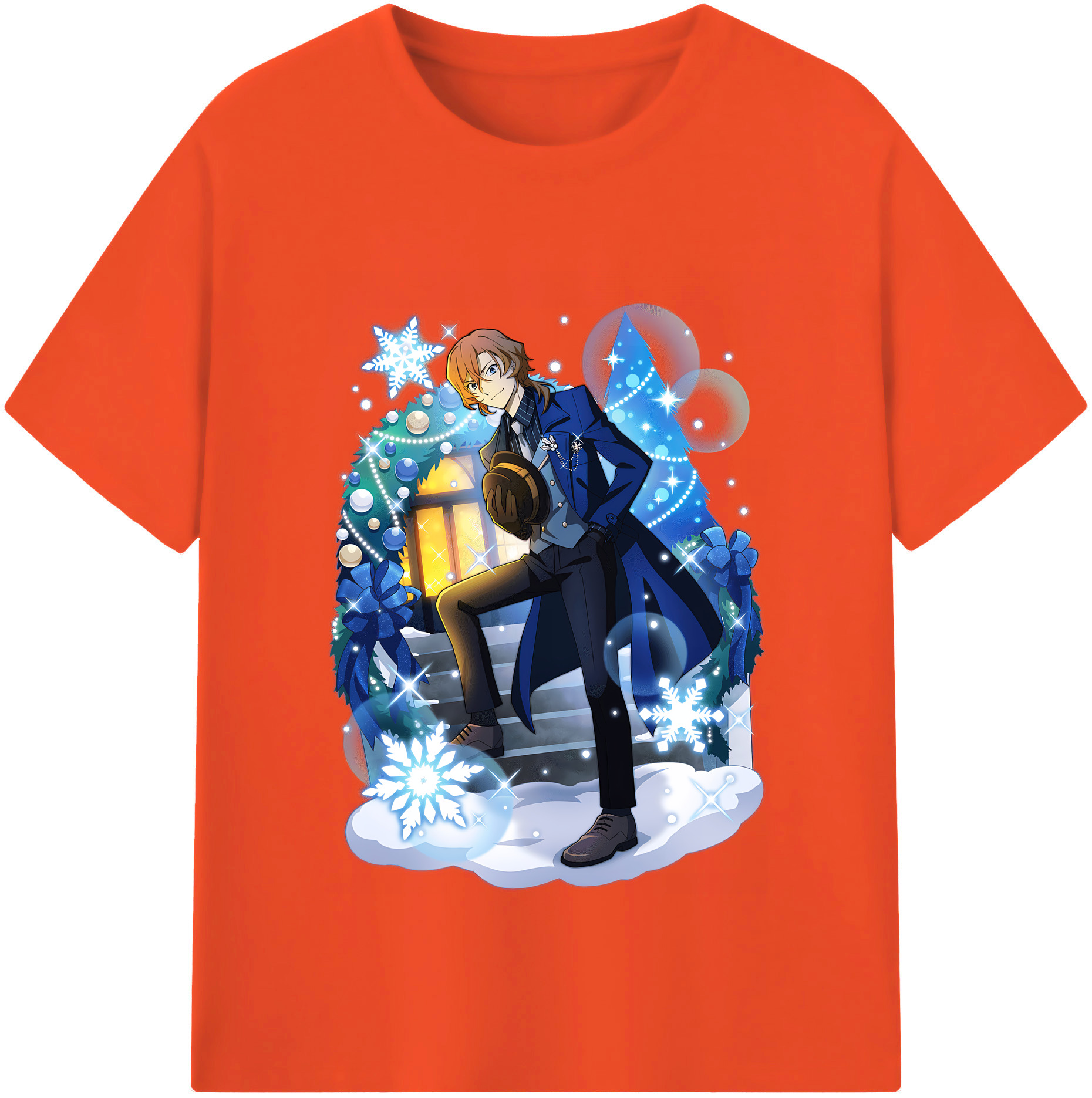 （画像用） 文豪ストレイドッグス Bungo Stray Dogs 綿100％半袖Tシャツ（フロントプリント）