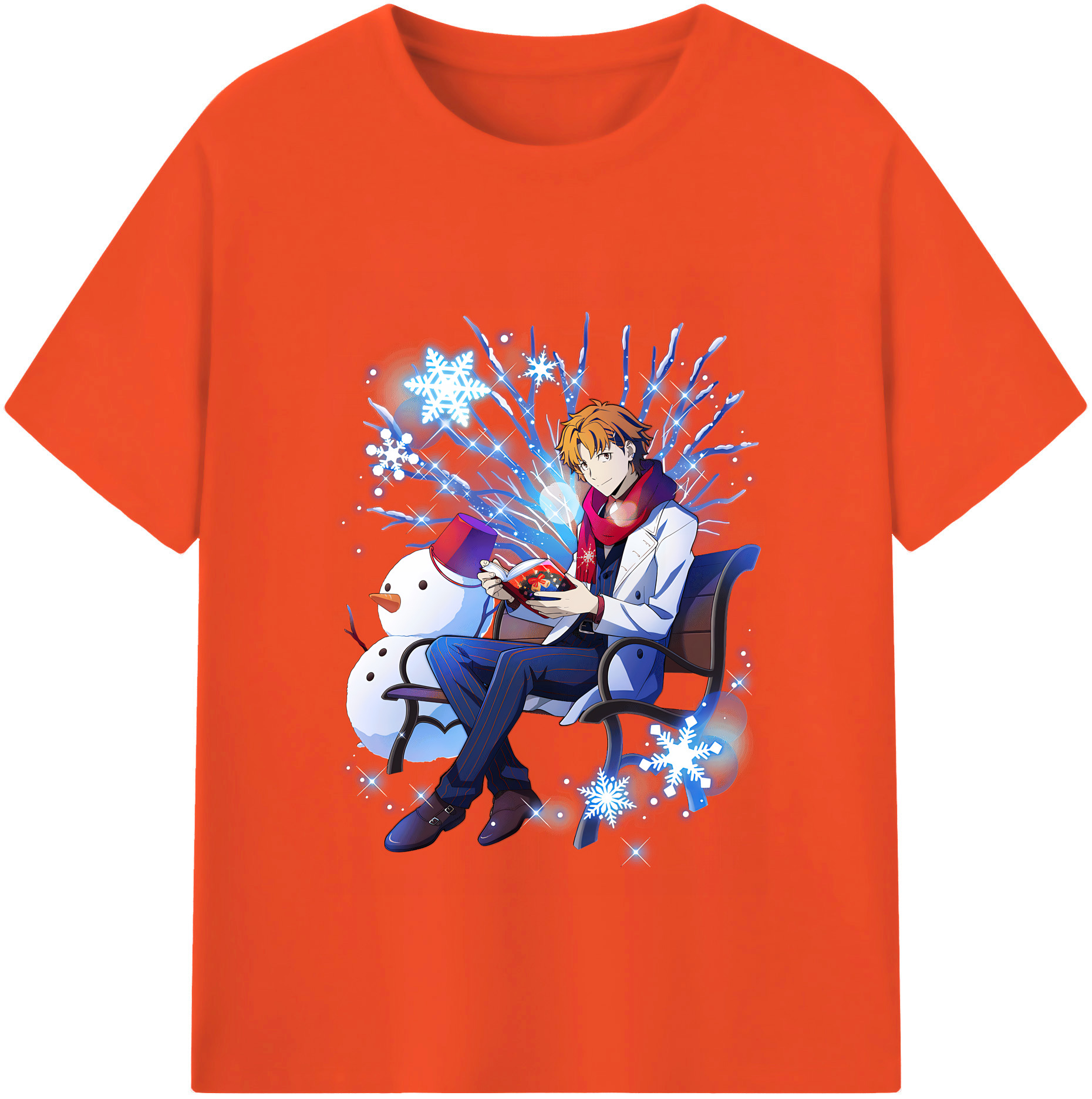 （画像用） 文豪ストレイドッグス Bungo Stray Dogs 綿100％半袖Tシャツ（フロントプリント）