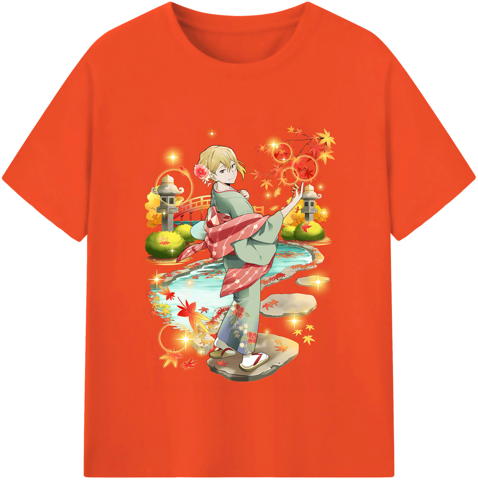 （画像用） 文豪ストレイドッグス Bungo Stray Dogs 綿100％半袖Tシャツ（フロントプリント）