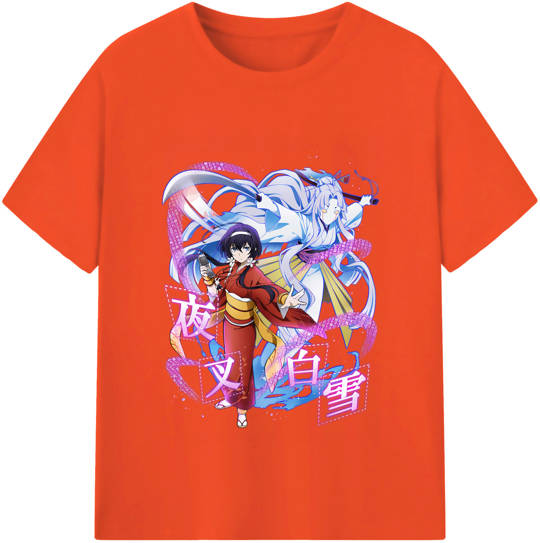 （画像用） 文豪ストレイドッグス Bungo Stray Dogs 綿100％半袖Tシャツ（フロントプリント）