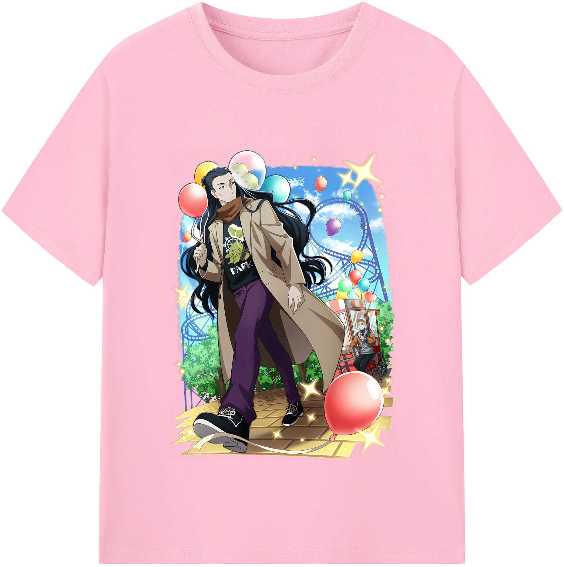 （画像用） 文豪ストレイドッグス Bungo Stray Dogs 綿100％半袖Tシャツ（フロントプリント）