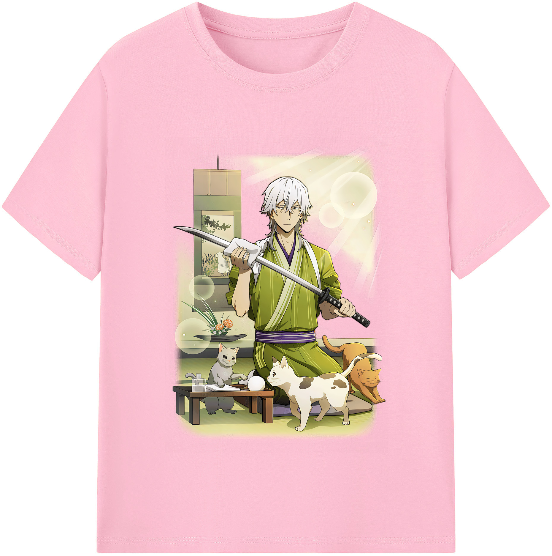 （画像用） 文豪ストレイドッグス Bungo Stray Dogs 綿100％半袖Tシャツ（フロントプリント）