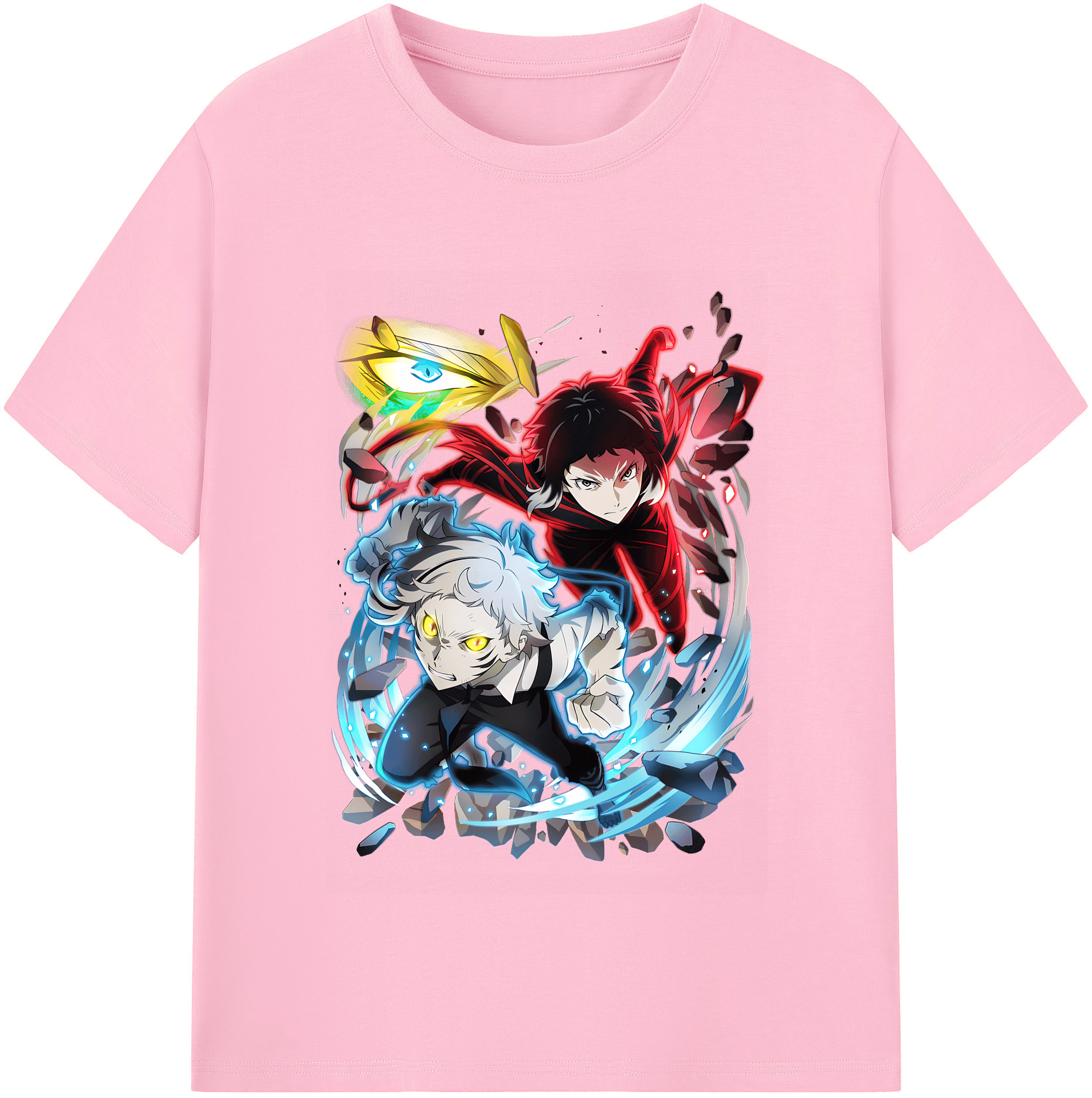 （画像用） 文豪ストレイドッグス Bungo Stray Dogs 綿100％半袖Tシャツ（フロントプリント）