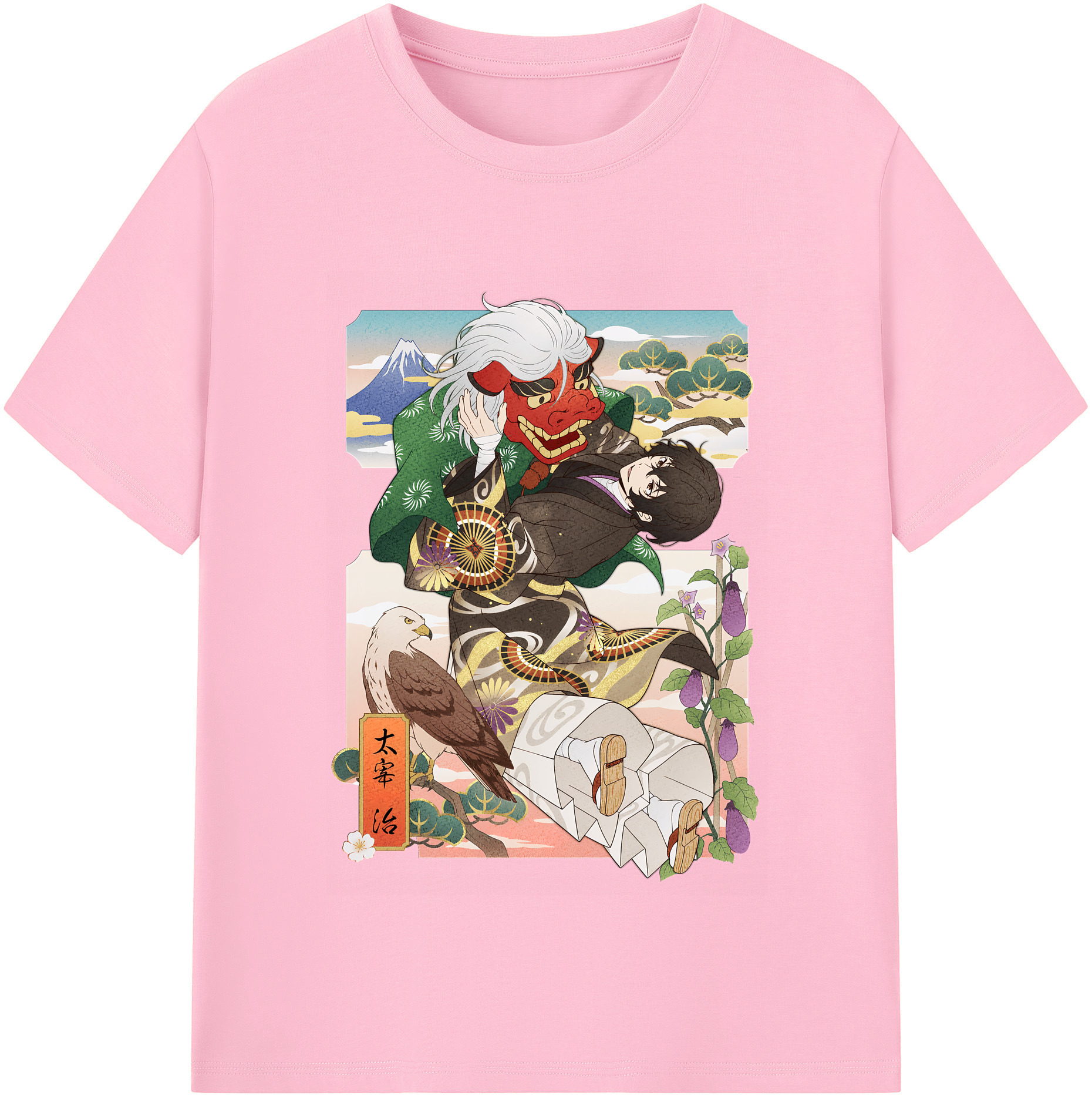 （画像用） 文豪ストレイドッグス Bungo Stray Dogs 綿100％半袖Tシャツ（フロントプリント）