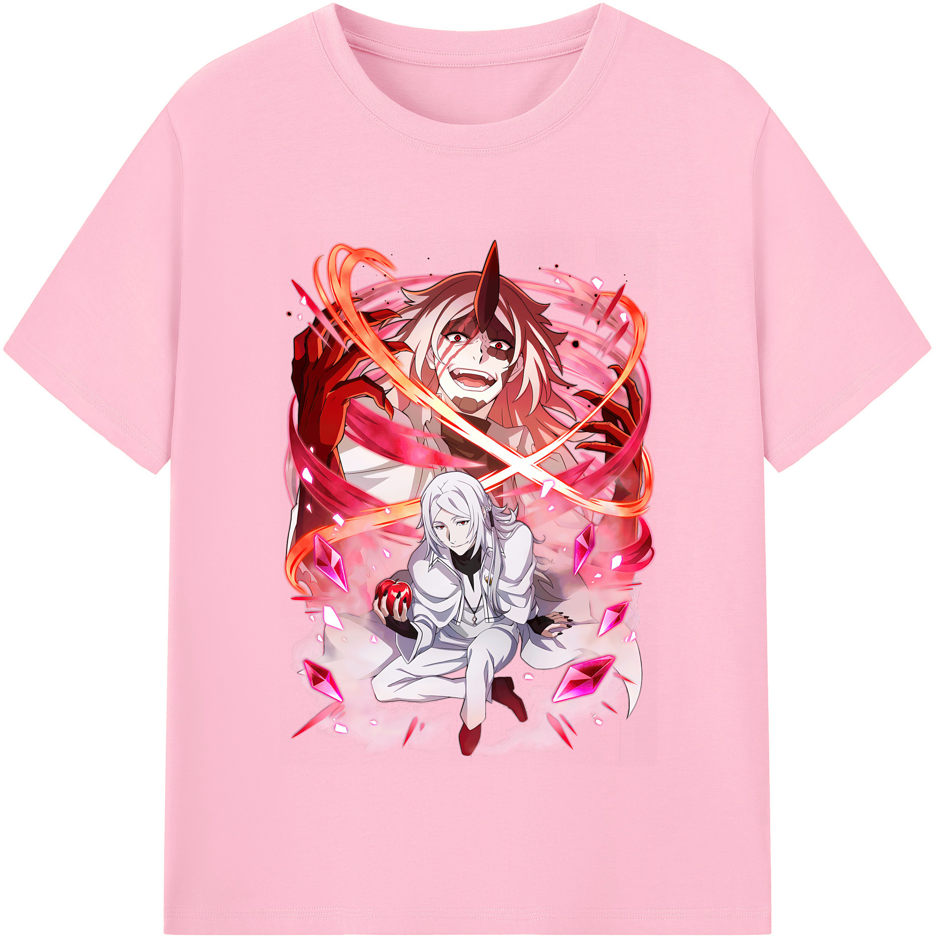 （画像用） 文豪ストレイドッグス Bungo Stray Dogs 綿100％半袖Tシャツ（フロントプリント）