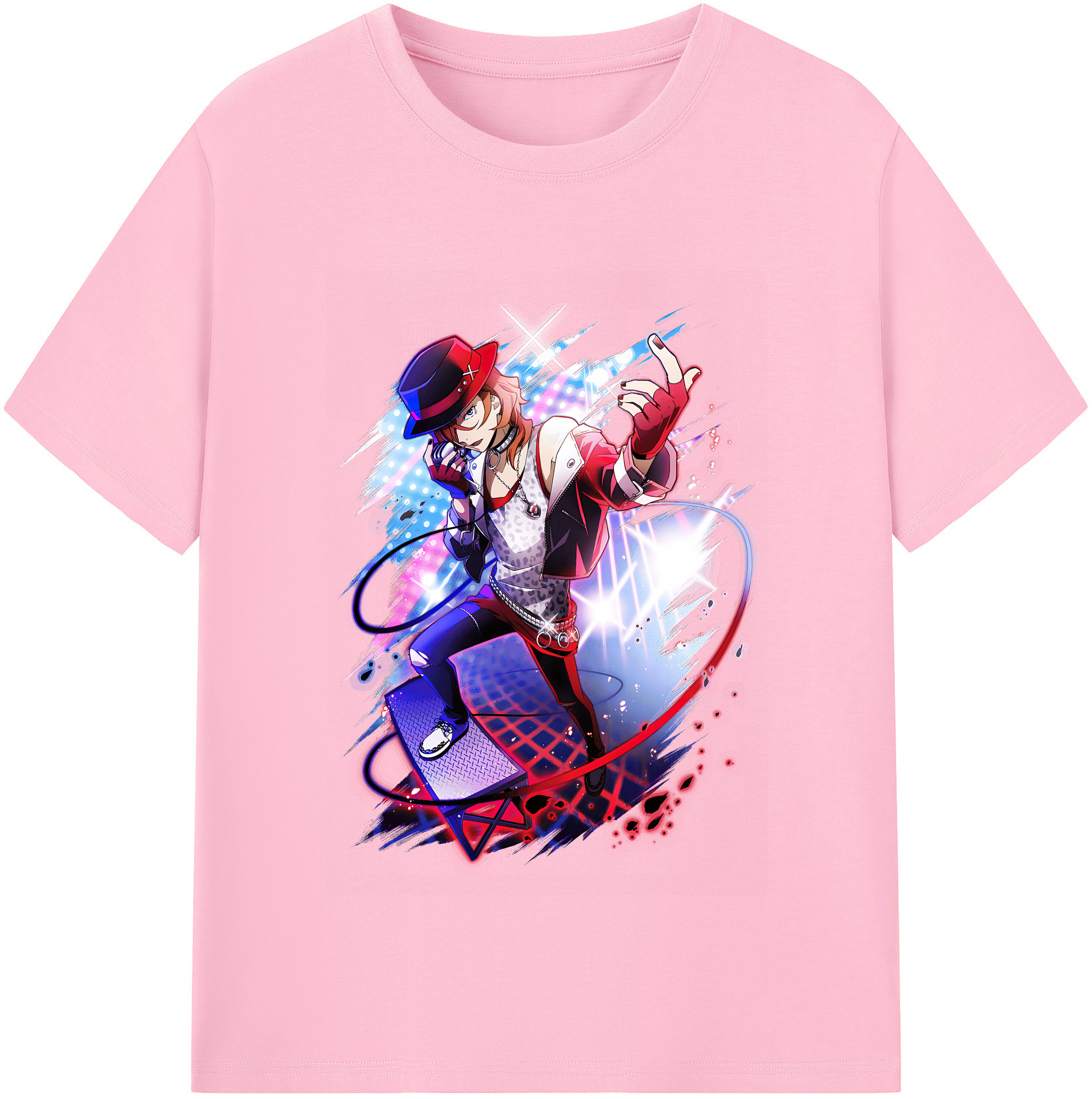 （画像用） 文豪ストレイドッグス Bungo Stray Dogs 綿100％半袖Tシャツ（フロントプリント）