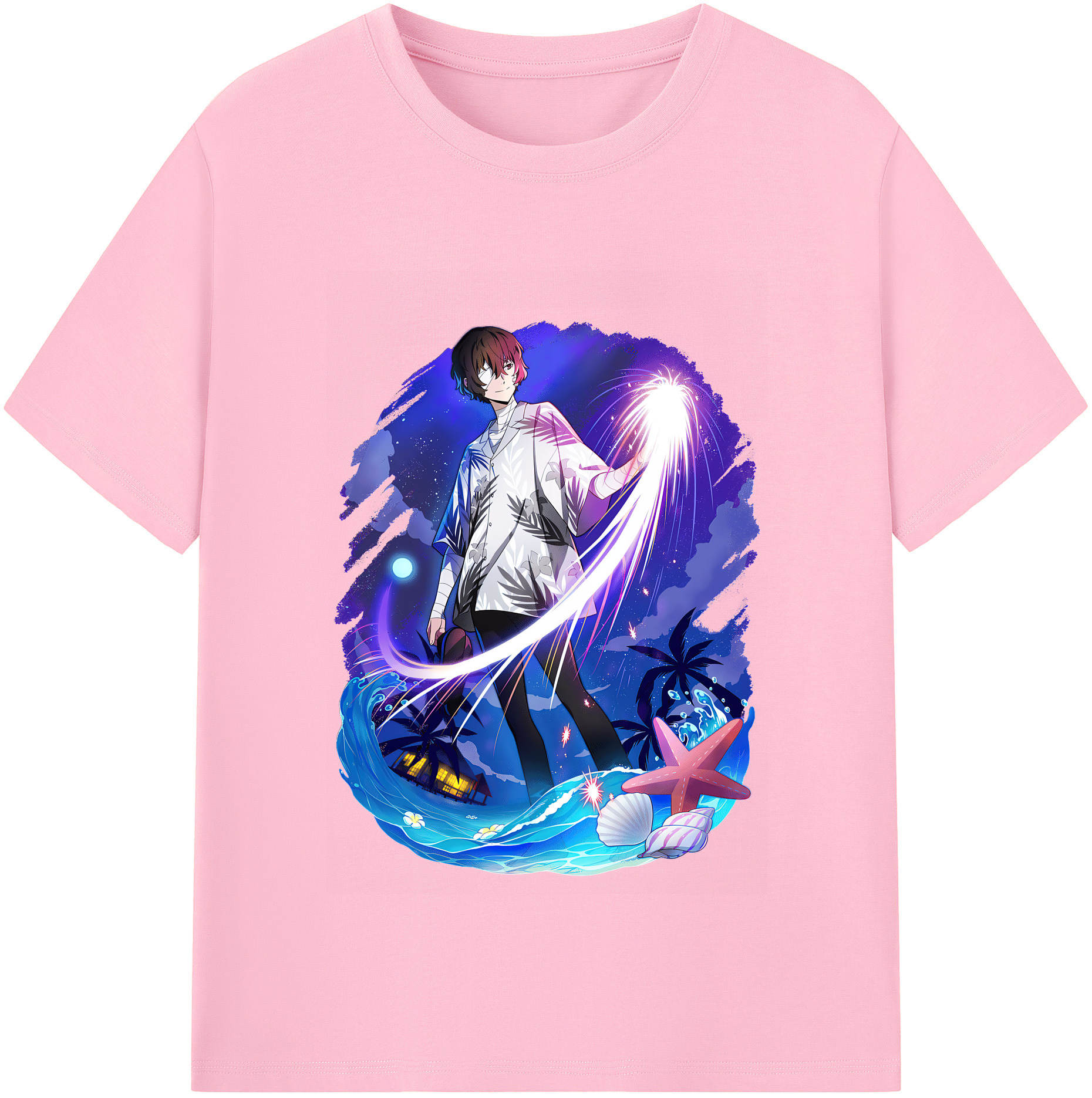 （画像用） 文豪ストレイドッグス Bungo Stray Dogs 綿100％半袖Tシャツ（フロントプリント）