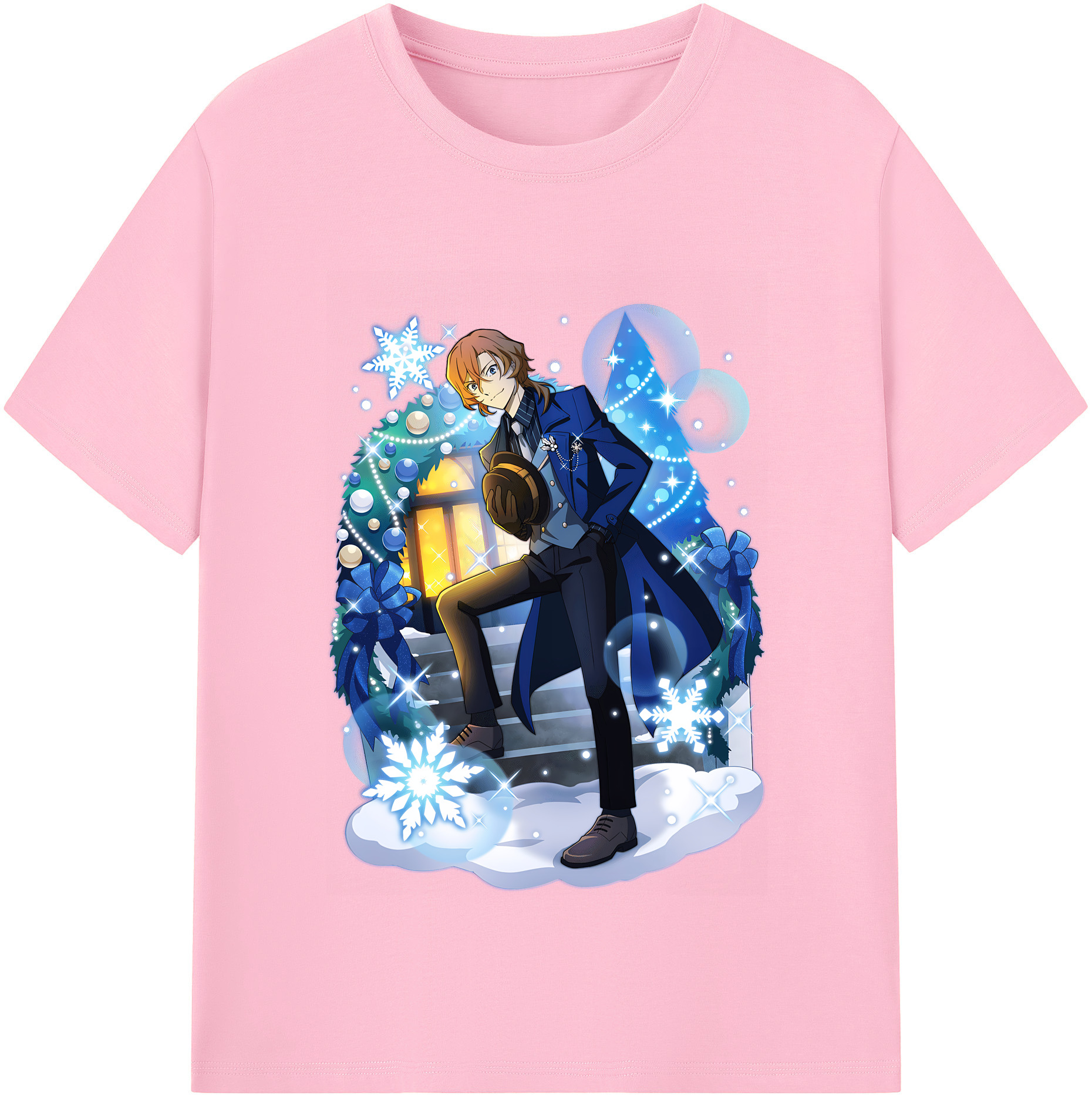 （画像用） 文豪ストレイドッグス Bungo Stray Dogs 綿100％半袖Tシャツ（フロントプリント）