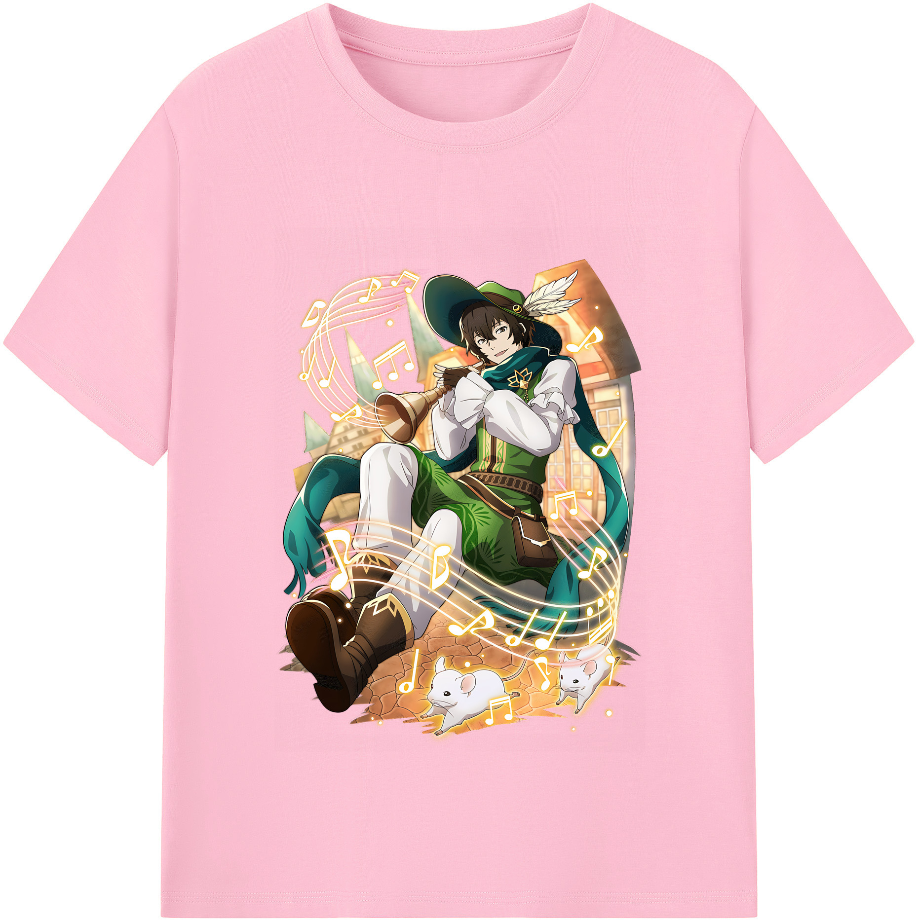 （画像用） 文豪ストレイドッグス Bungo Stray Dogs 綿100％半袖Tシャツ（フロントプリント）