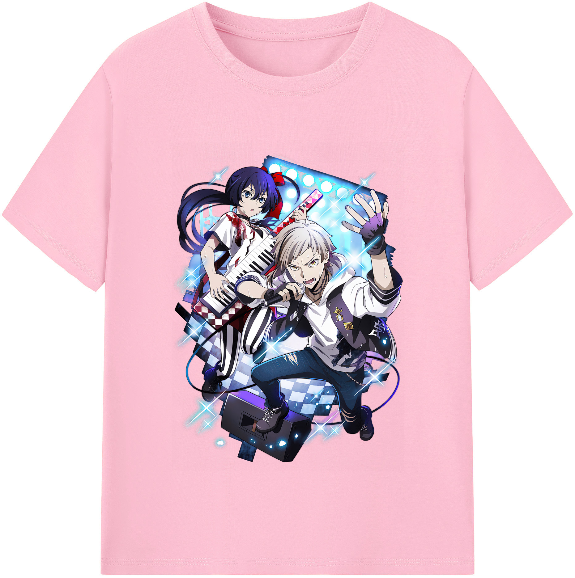 （画像用） 文豪ストレイドッグス Bungo Stray Dogs 綿100％半袖Tシャツ（フロントプリント）