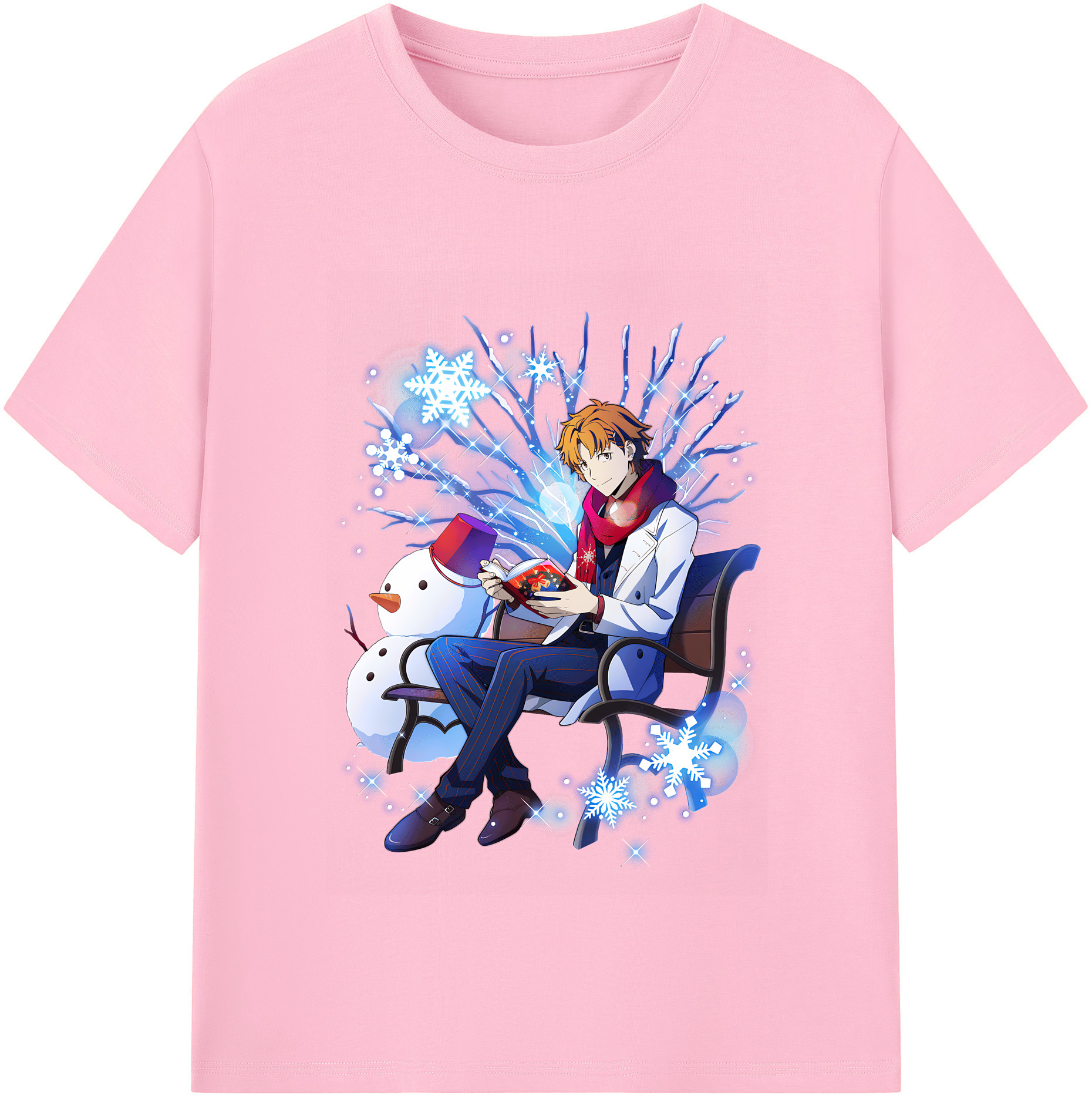 （画像用） 文豪ストレイドッグス Bungo Stray Dogs 綿100％半袖Tシャツ（フロントプリント）