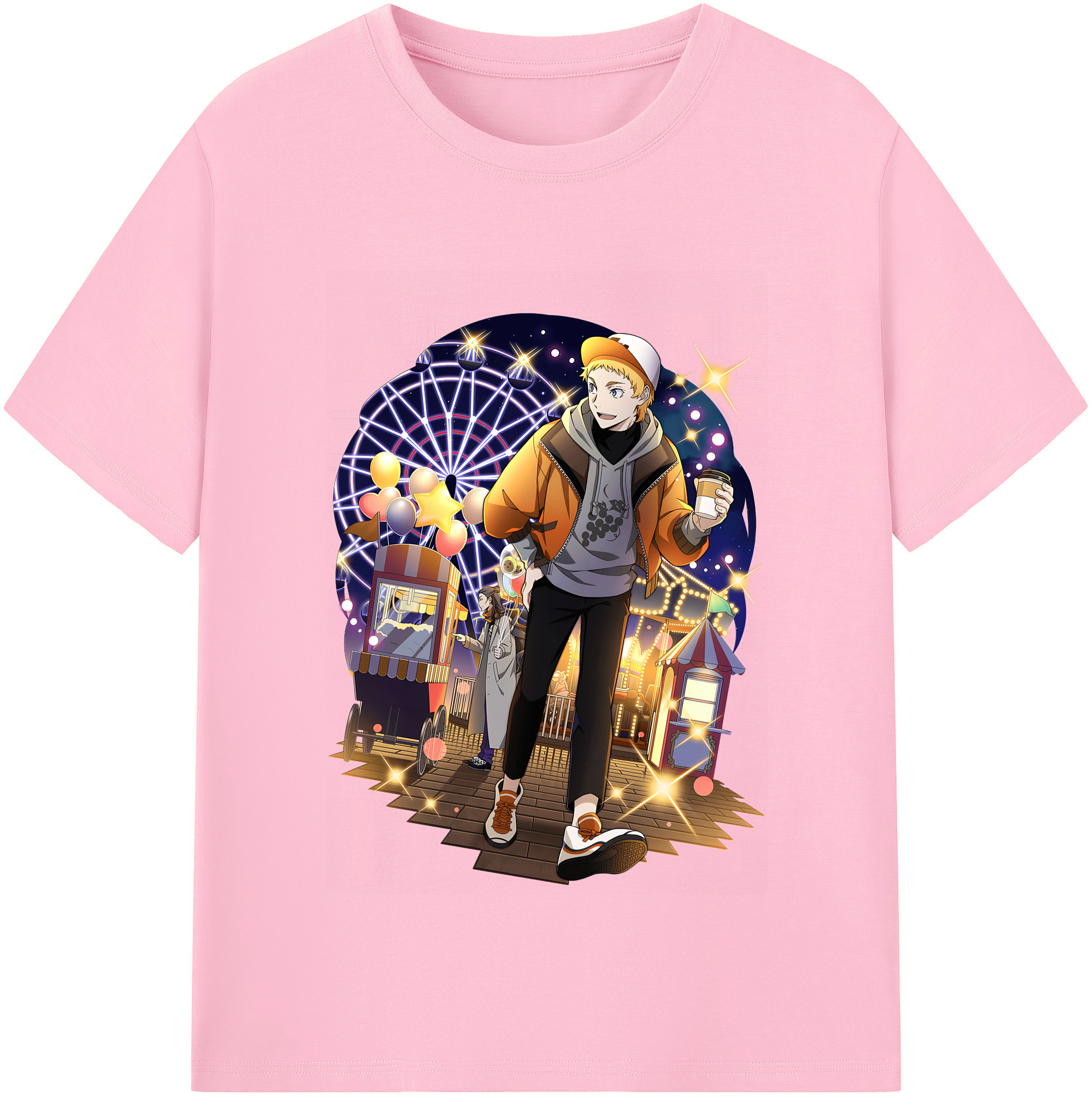 （画像用） 文豪ストレイドッグス Bungo Stray Dogs 綿100％半袖Tシャツ（フロントプリント）