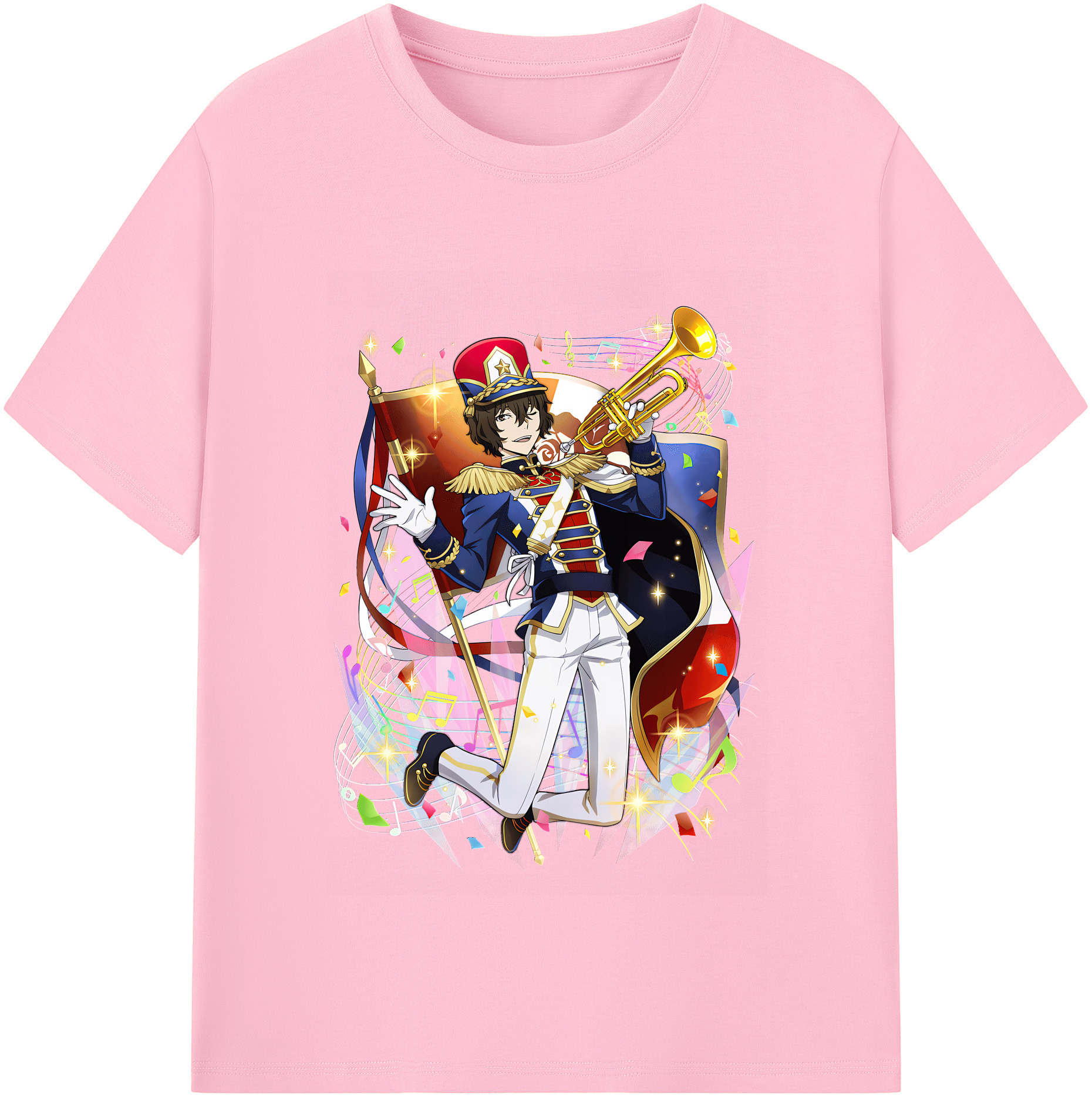 （画像用） 文豪ストレイドッグス Bungo Stray Dogs 綿100％半袖Tシャツ（フロントプリント）