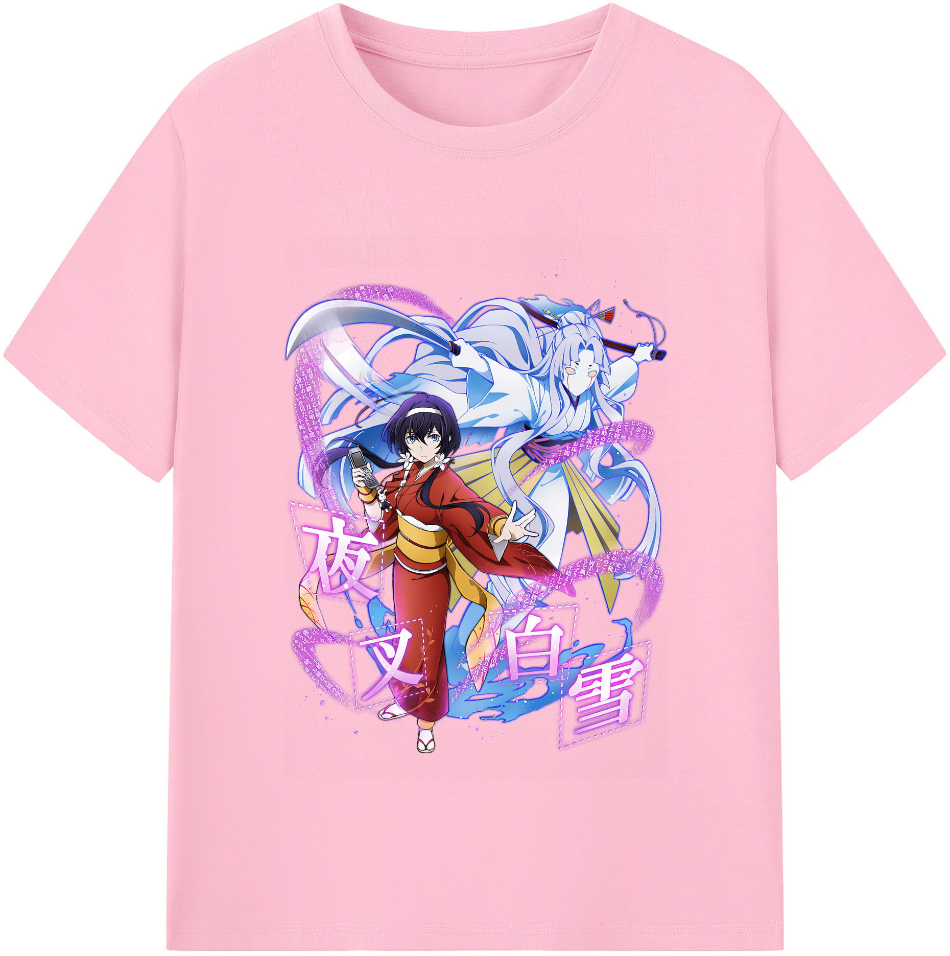 （画像用） 文豪ストレイドッグス Bungo Stray Dogs 綿100％半袖Tシャツ（フロントプリント）