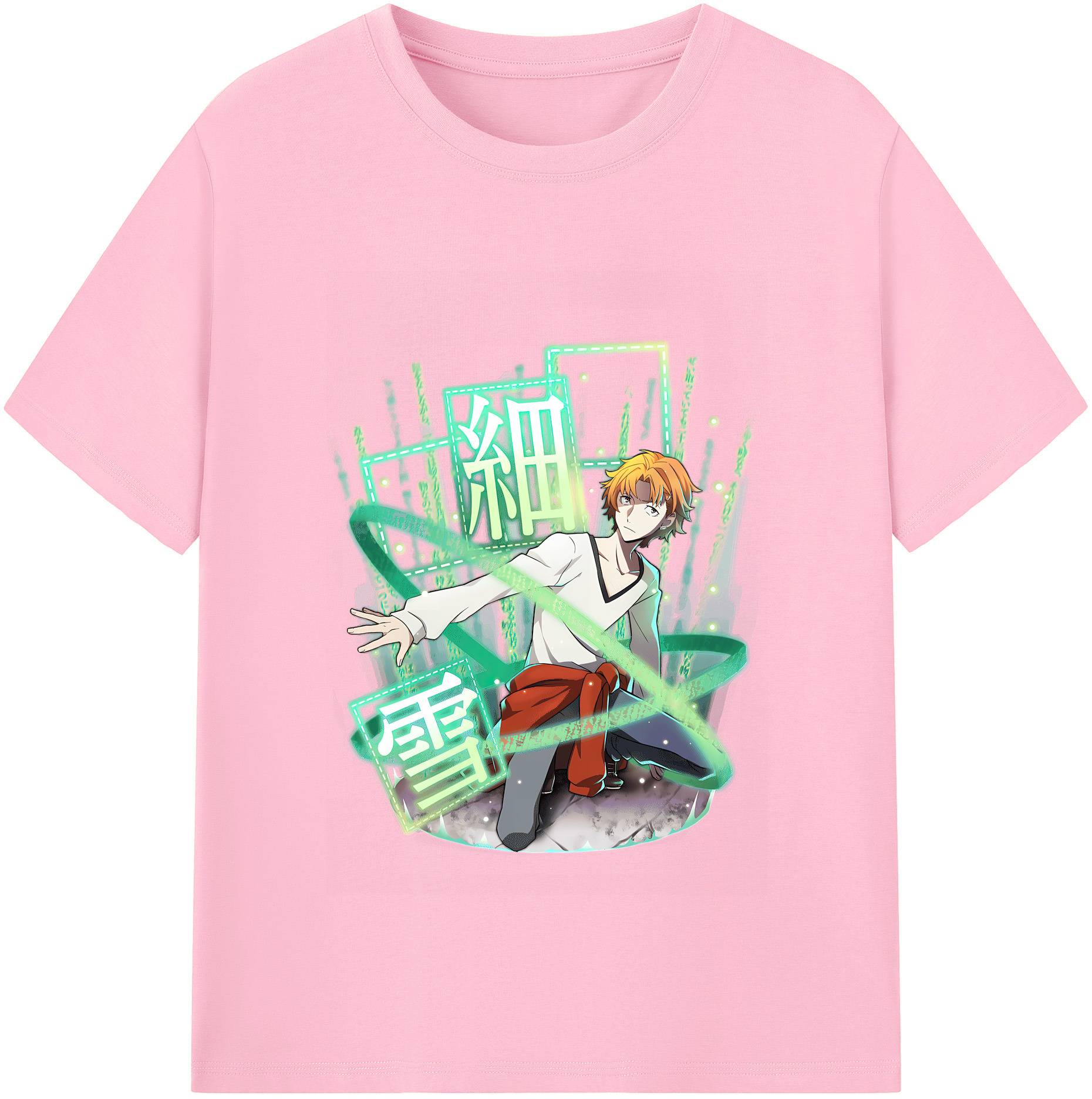 （画像用） 文豪ストレイドッグス Bungo Stray Dogs 綿100％半袖Tシャツ（フロントプリント）