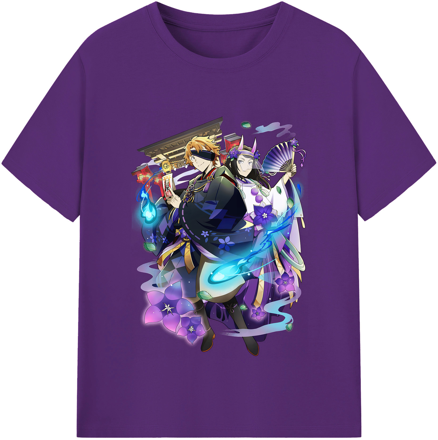 （画像用） 文豪ストレイドッグス Bungo Stray Dogs 綿100％半袖Tシャツ（フロントプリント）