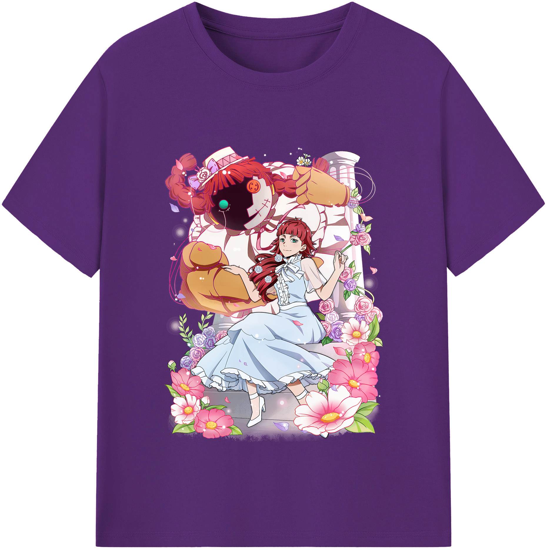 （画像用） 文豪ストレイドッグス Bungo Stray Dogs 綿100％半袖Tシャツ（フロントプリント）