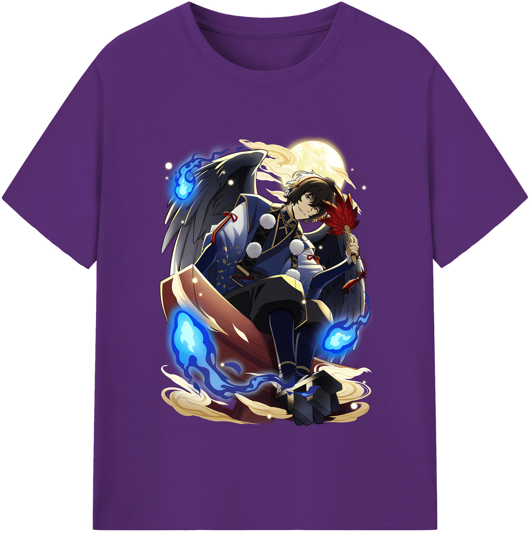 （画像用） 文豪ストレイドッグス Bungo Stray Dogs 綿100％半袖Tシャツ（フロントプリント）
