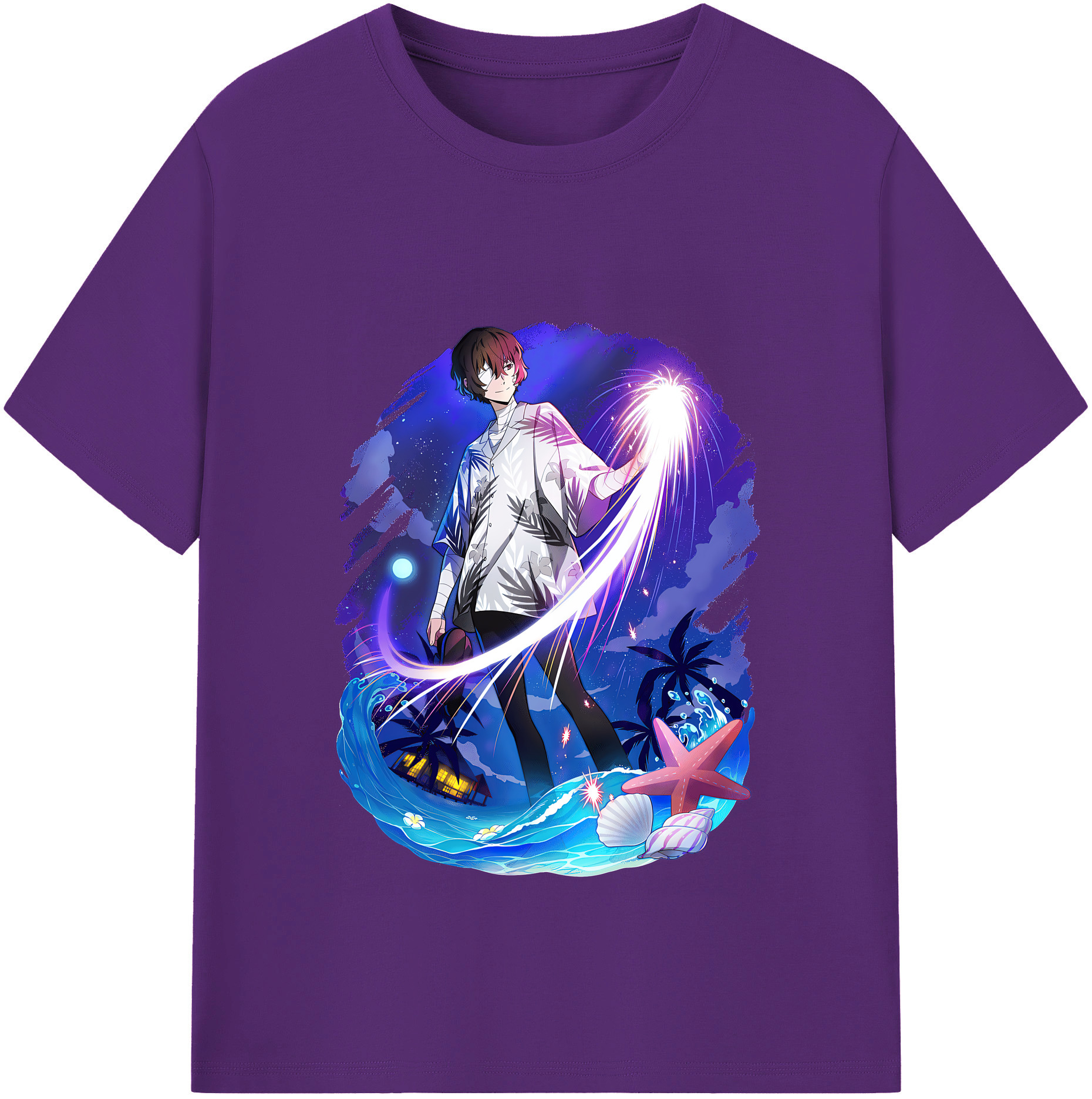 （画像用） 文豪ストレイドッグス Bungo Stray Dogs 綿100％半袖Tシャツ（フロントプリント）