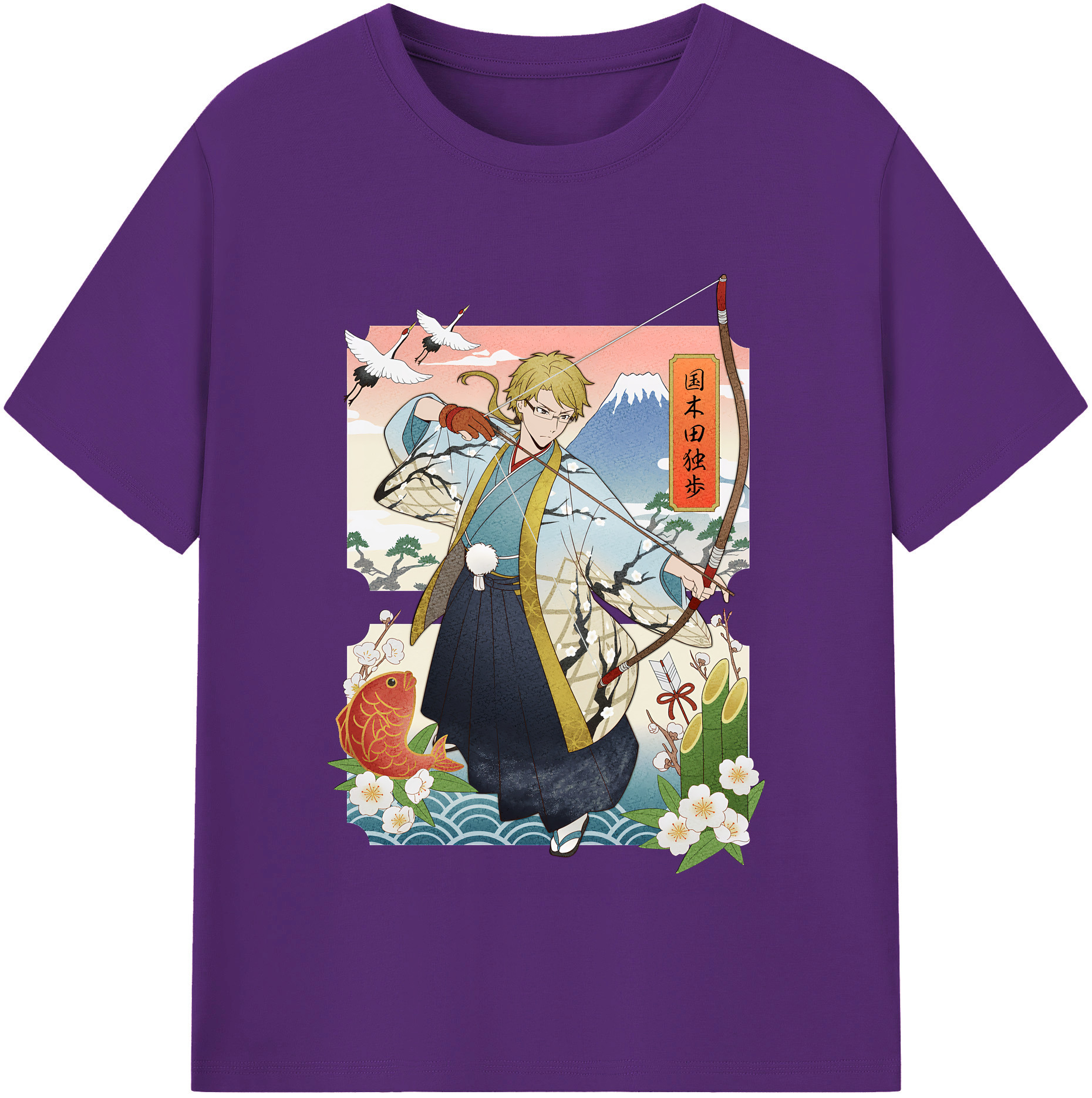 （画像用） 文豪ストレイドッグス Bungo Stray Dogs 綿100％半袖Tシャツ（フロントプリント）