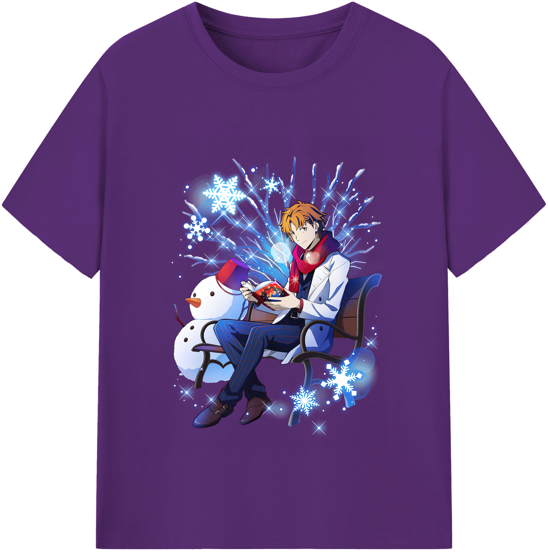 （画像用） 文豪ストレイドッグス Bungo Stray Dogs 綿100％半袖Tシャツ（フロントプリント）