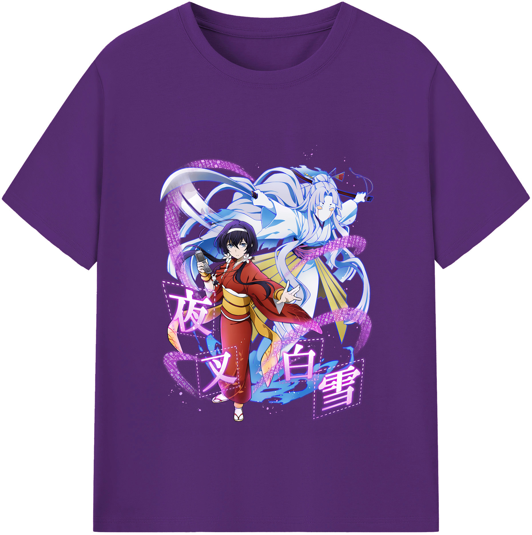 （画像用） 文豪ストレイドッグス Bungo Stray Dogs 綿100％半袖Tシャツ（フロントプリント）