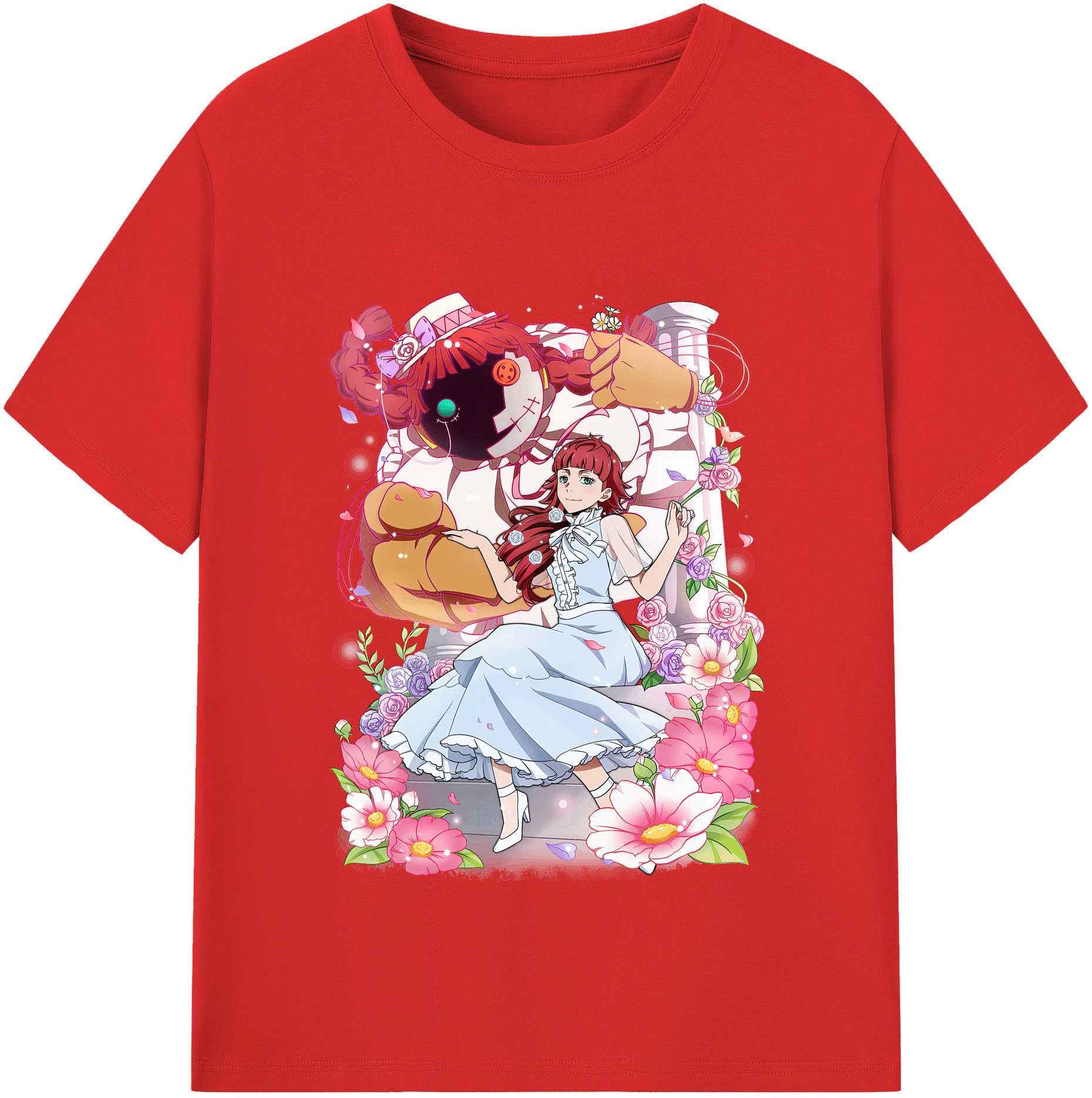 （画像用） 文豪ストレイドッグス Bungo Stray Dogs 綿100％半袖Tシャツ（フロントプリント）