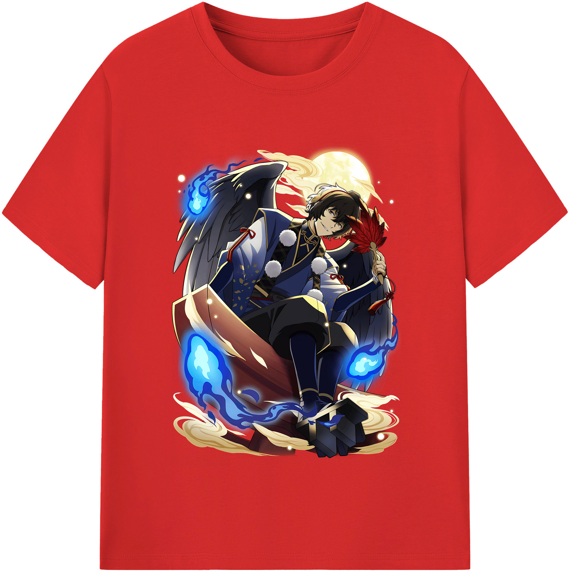 （画像用） 文豪ストレイドッグス Bungo Stray Dogs 綿100％半袖Tシャツ（フロントプリント）