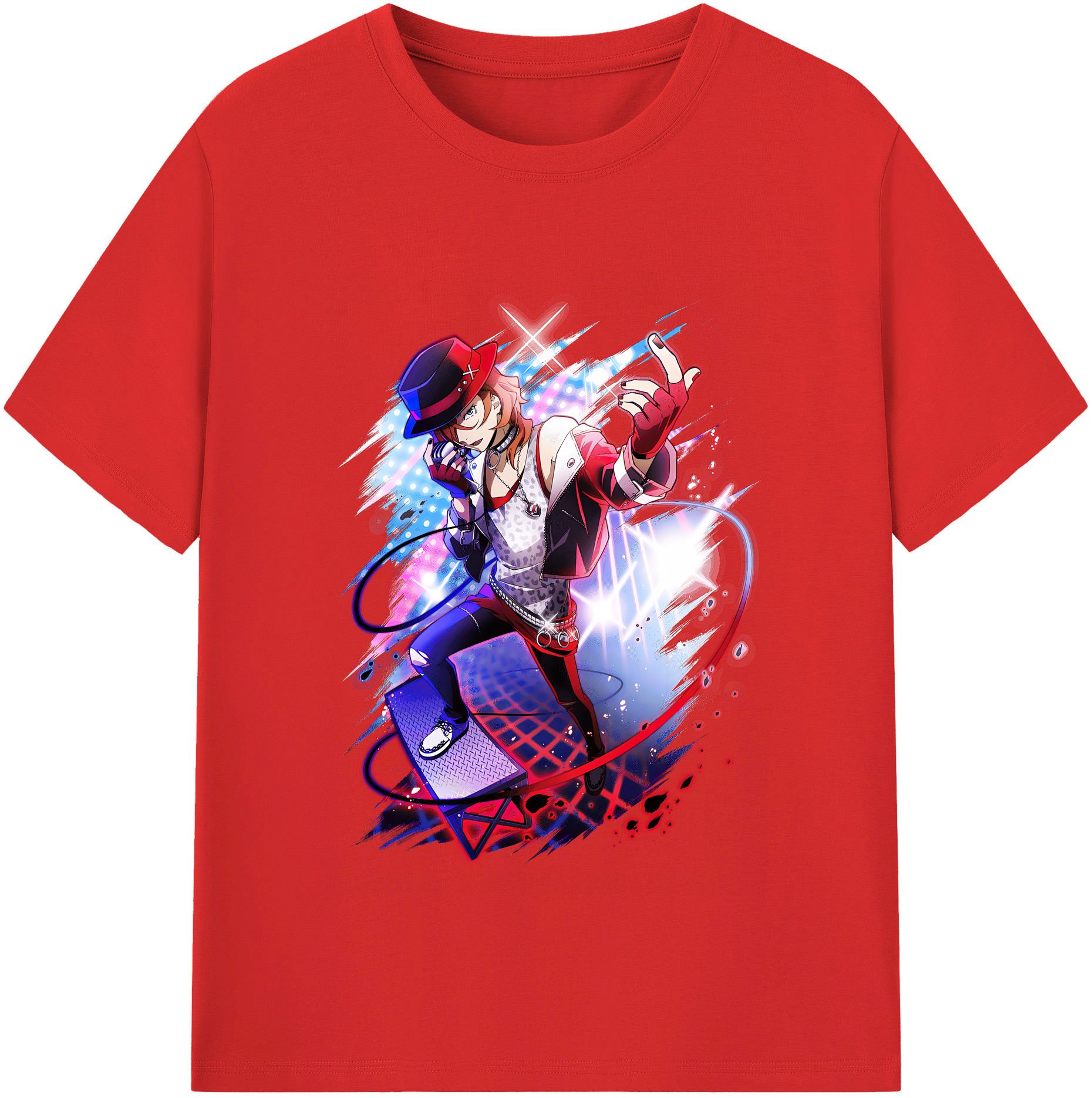 （画像用） 文豪ストレイドッグス Bungo Stray Dogs 綿100％半袖Tシャツ（フロントプリント）