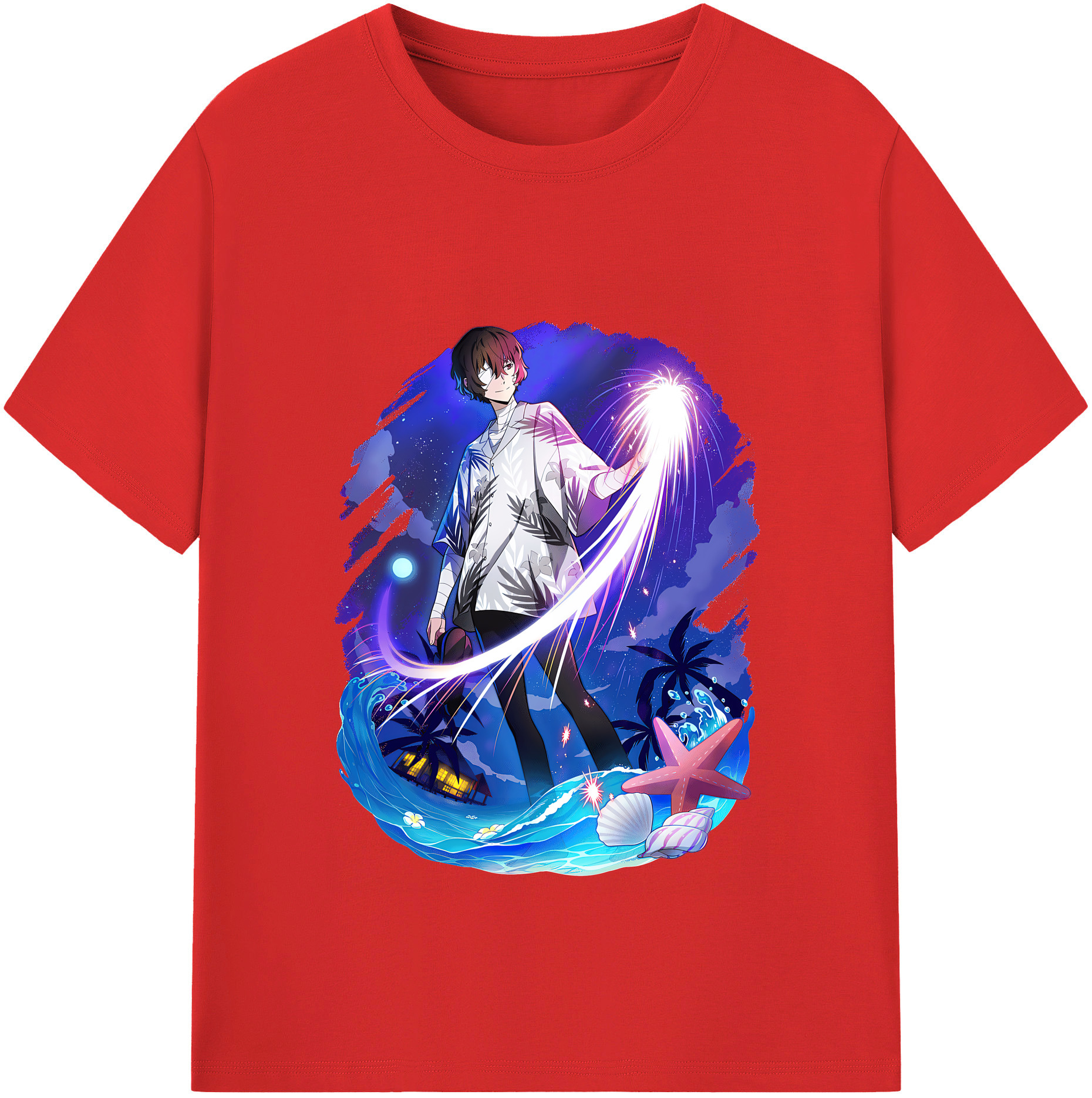 （画像用） 文豪ストレイドッグス Bungo Stray Dogs 綿100％半袖Tシャツ（フロントプリント）