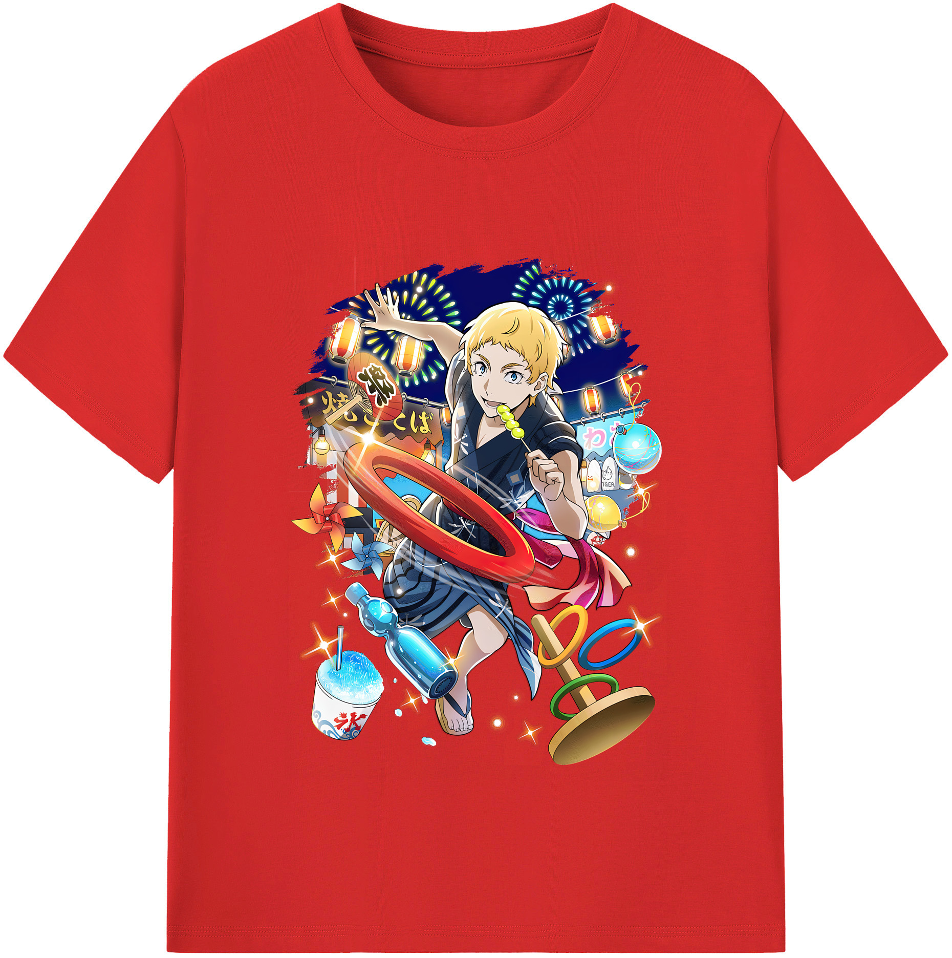 （画像用） 文豪ストレイドッグス Bungo Stray Dogs 綿100％半袖Tシャツ（フロントプリント）