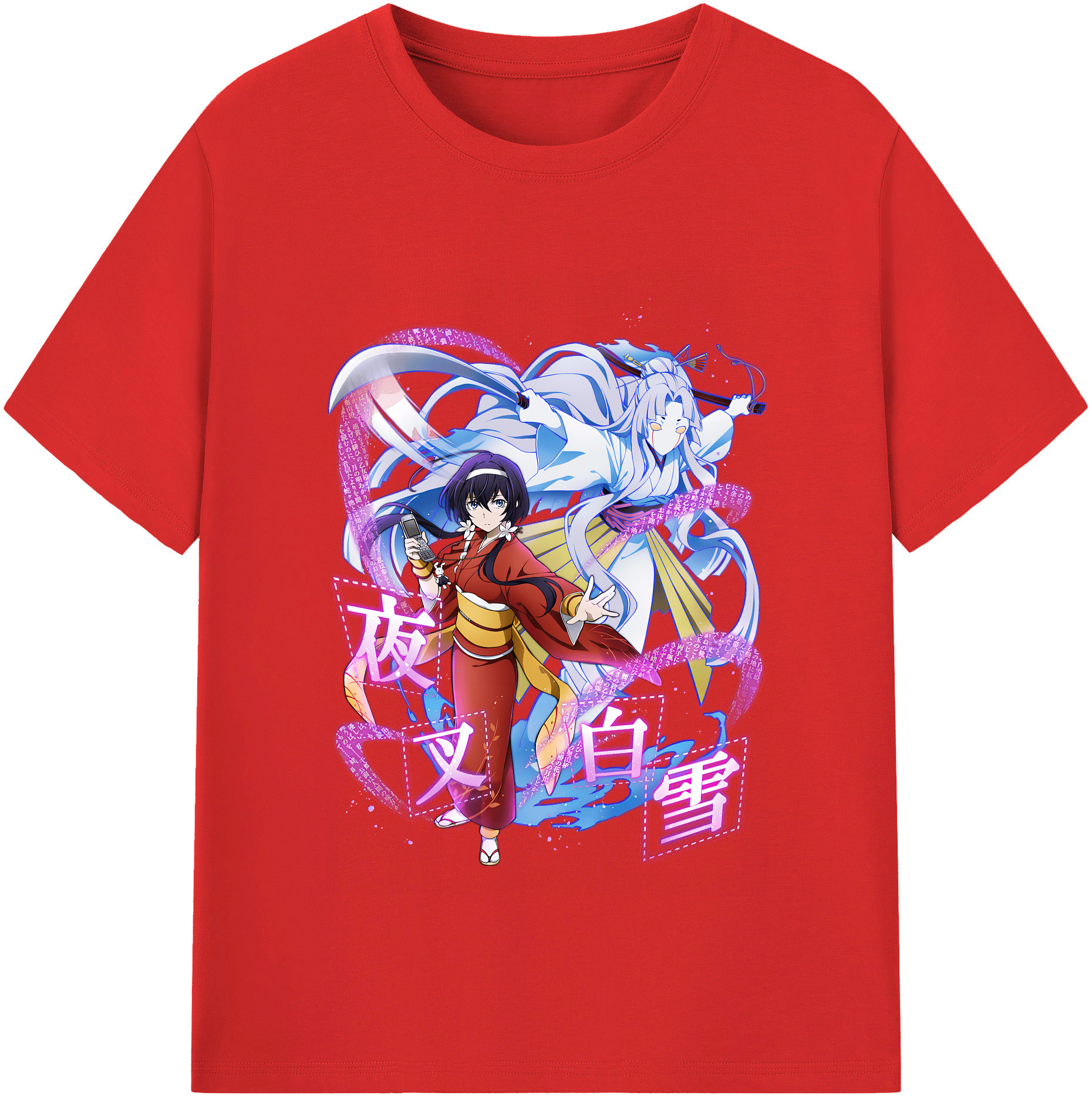 （画像用） 文豪ストレイドッグス Bungo Stray Dogs 綿100％半袖Tシャツ（フロントプリント）