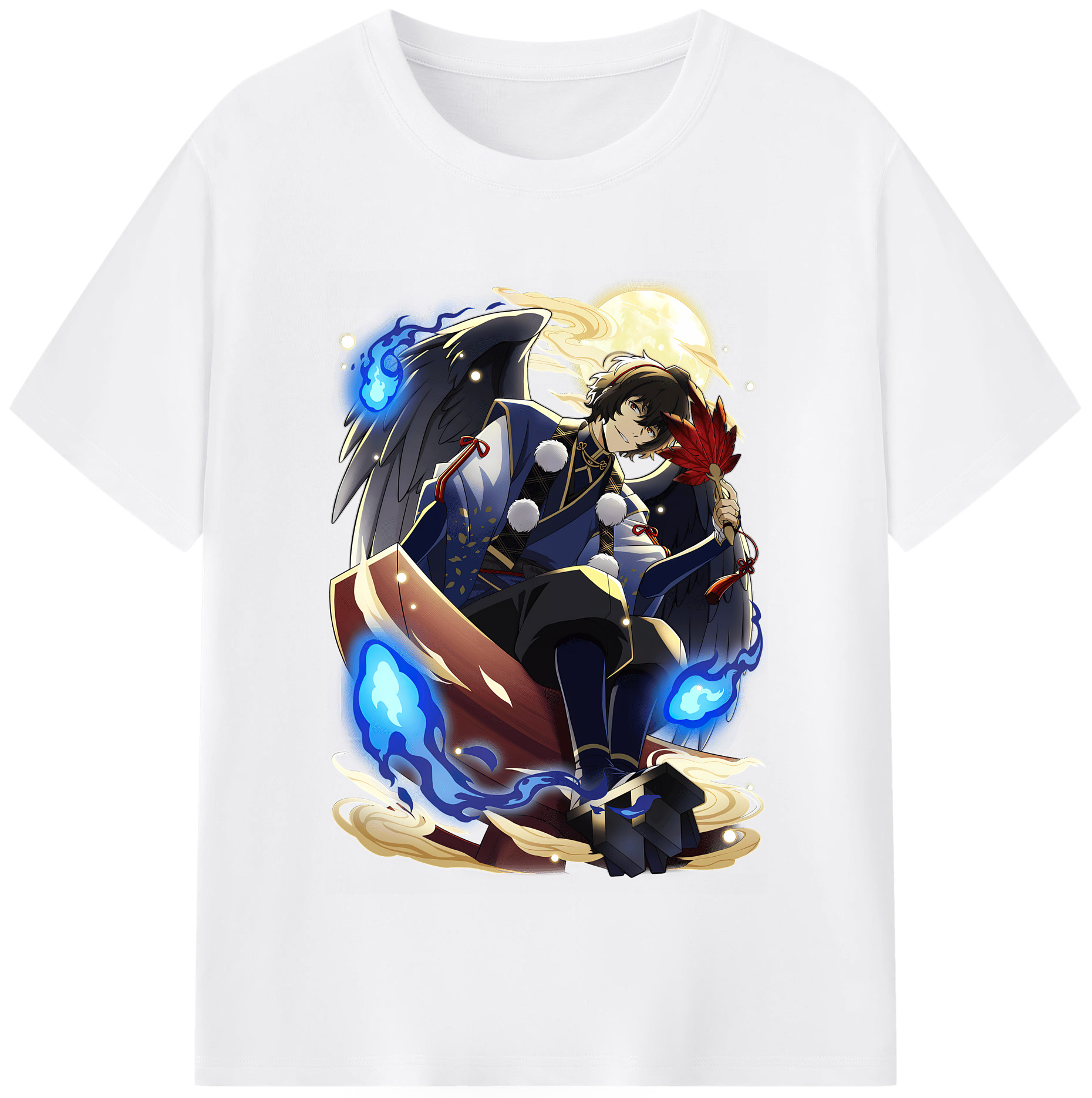 （画像用） 文豪ストレイドッグス Bungo Stray Dogs 綿100％半袖Tシャツ（フロントプリント）
