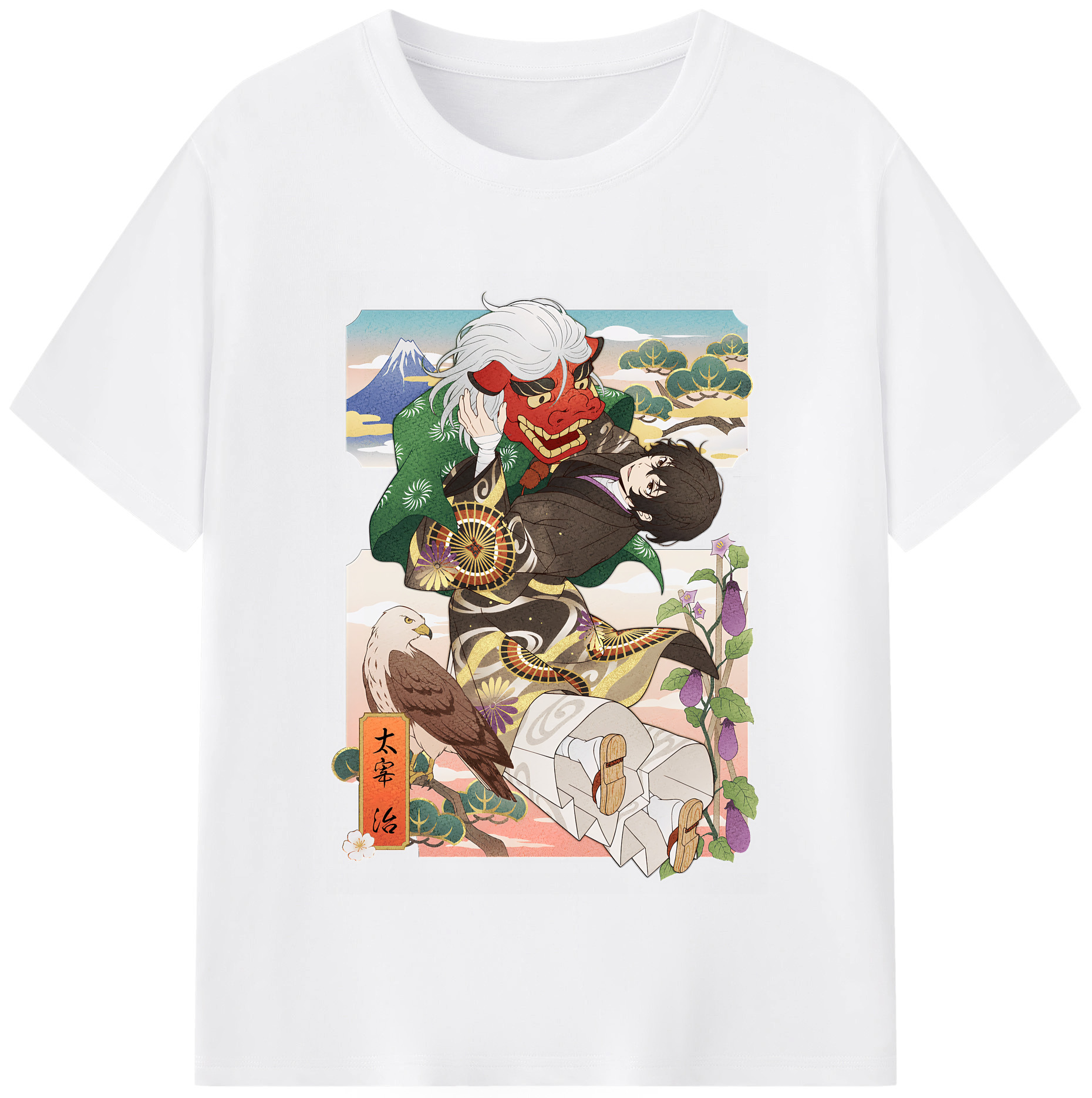 （画像用） 文豪ストレイドッグス Bungo Stray Dogs 綿100％半袖Tシャツ（フロントプリント）