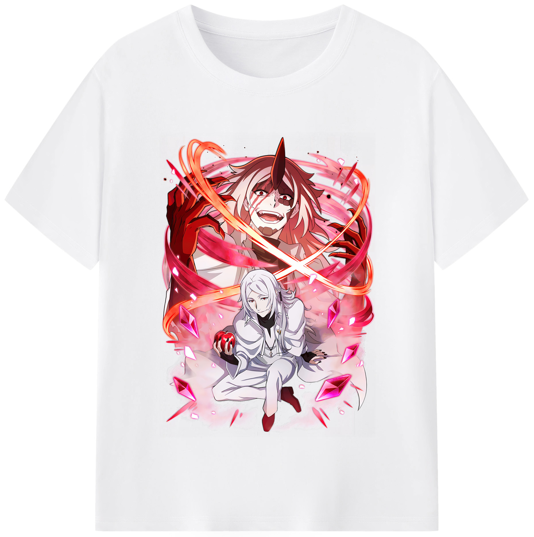 （画像用） 文豪ストレイドッグス Bungo Stray Dogs 綿100％半袖Tシャツ（フロントプリント）
