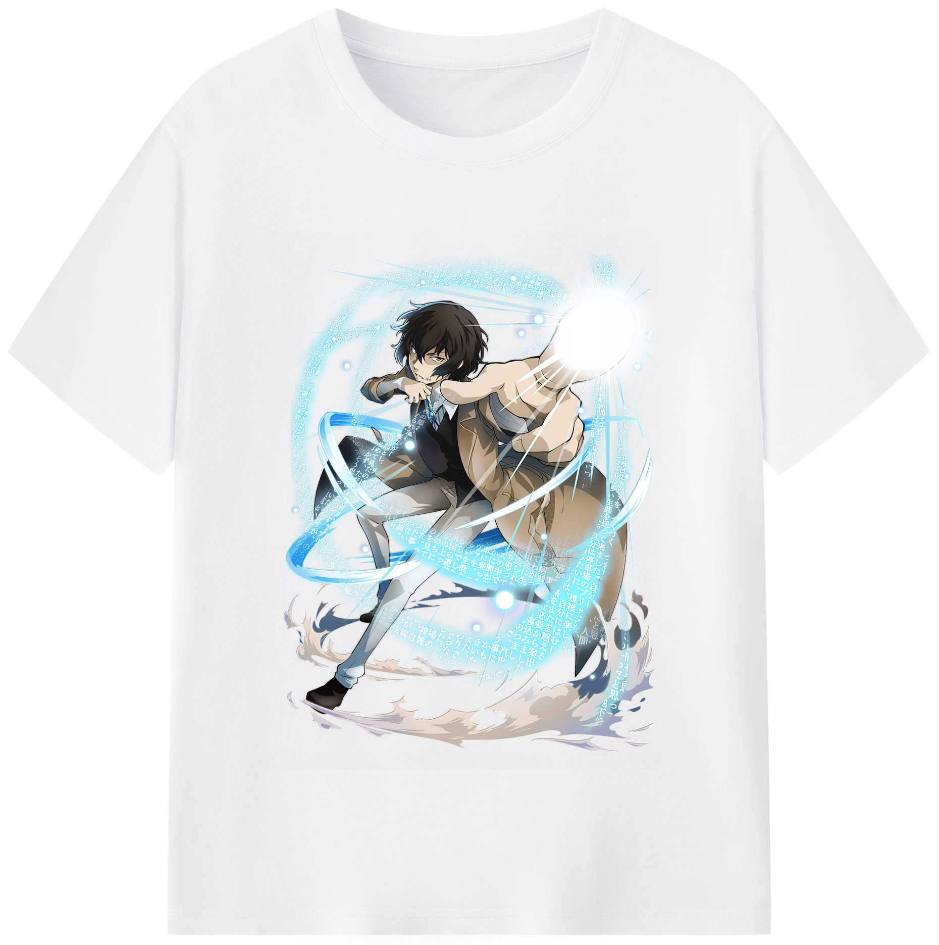 （画像用） 文豪ストレイドッグス Bungo Stray Dogs 綿100％半袖Tシャツ（フロントプリント）