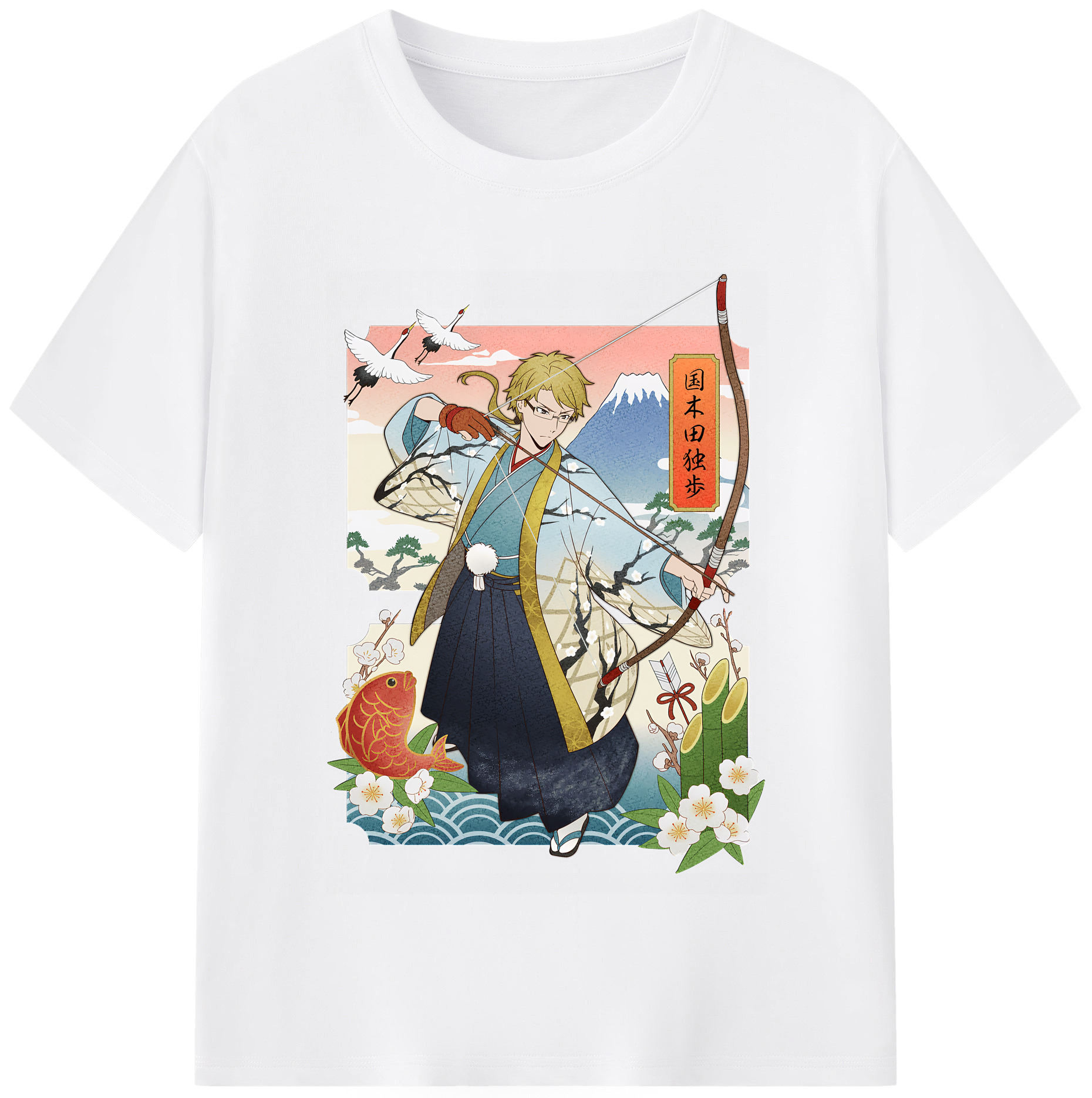 （画像用） 文豪ストレイドッグス Bungo Stray Dogs 綿100％半袖Tシャツ（フロントプリント）