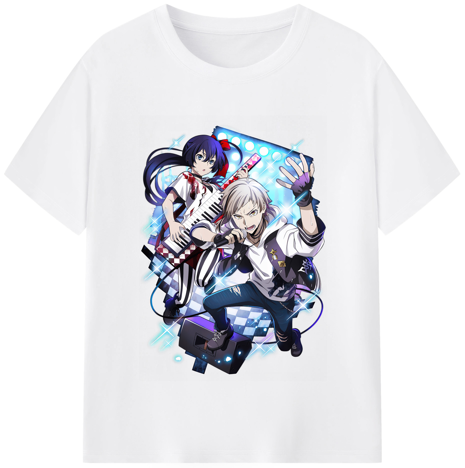 （画像用） 文豪ストレイドッグス Bungo Stray Dogs 綿100％半袖Tシャツ（フロントプリント）