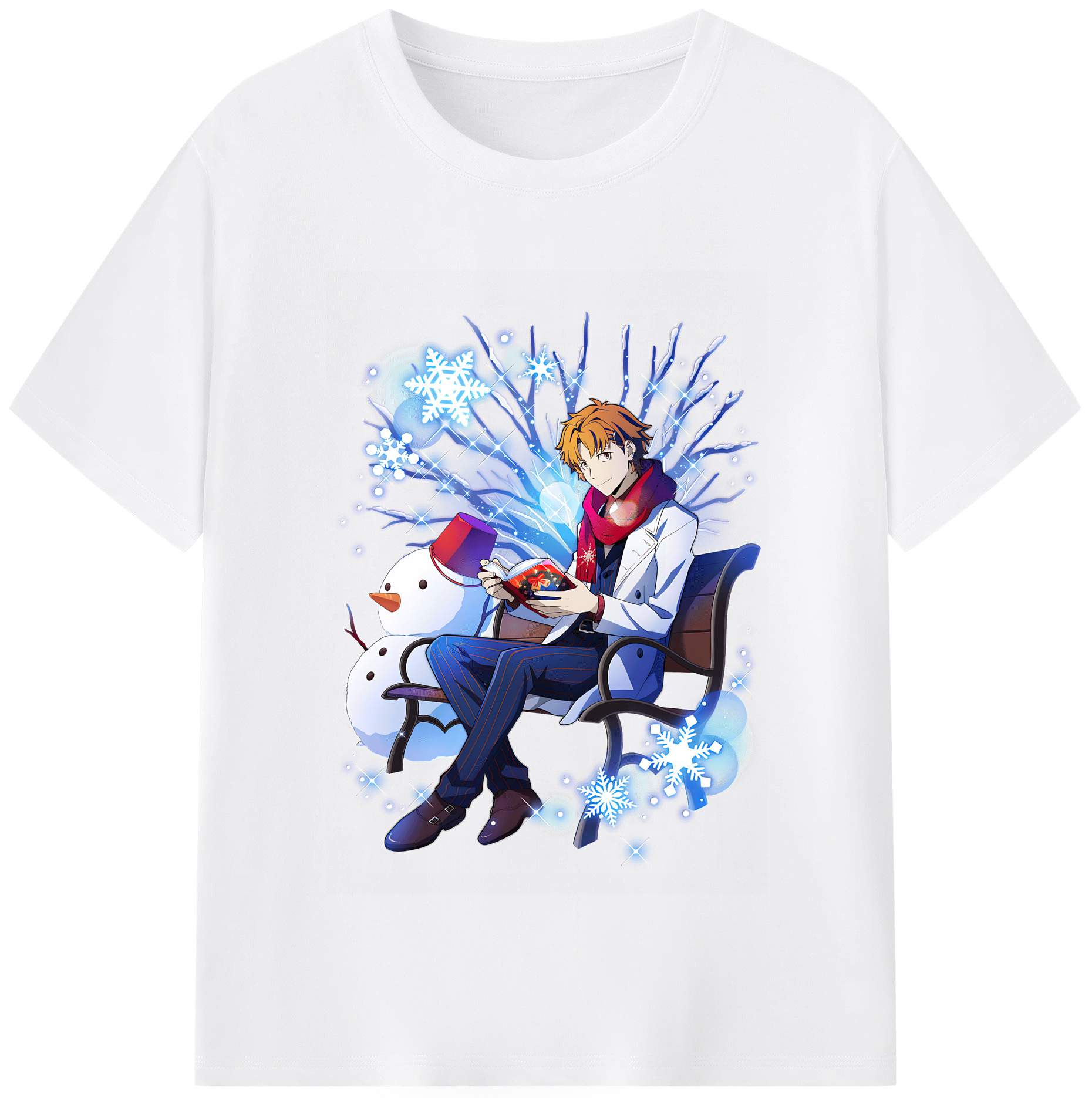 （画像用） 文豪ストレイドッグス Bungo Stray Dogs 綿100％半袖Tシャツ（フロントプリント）