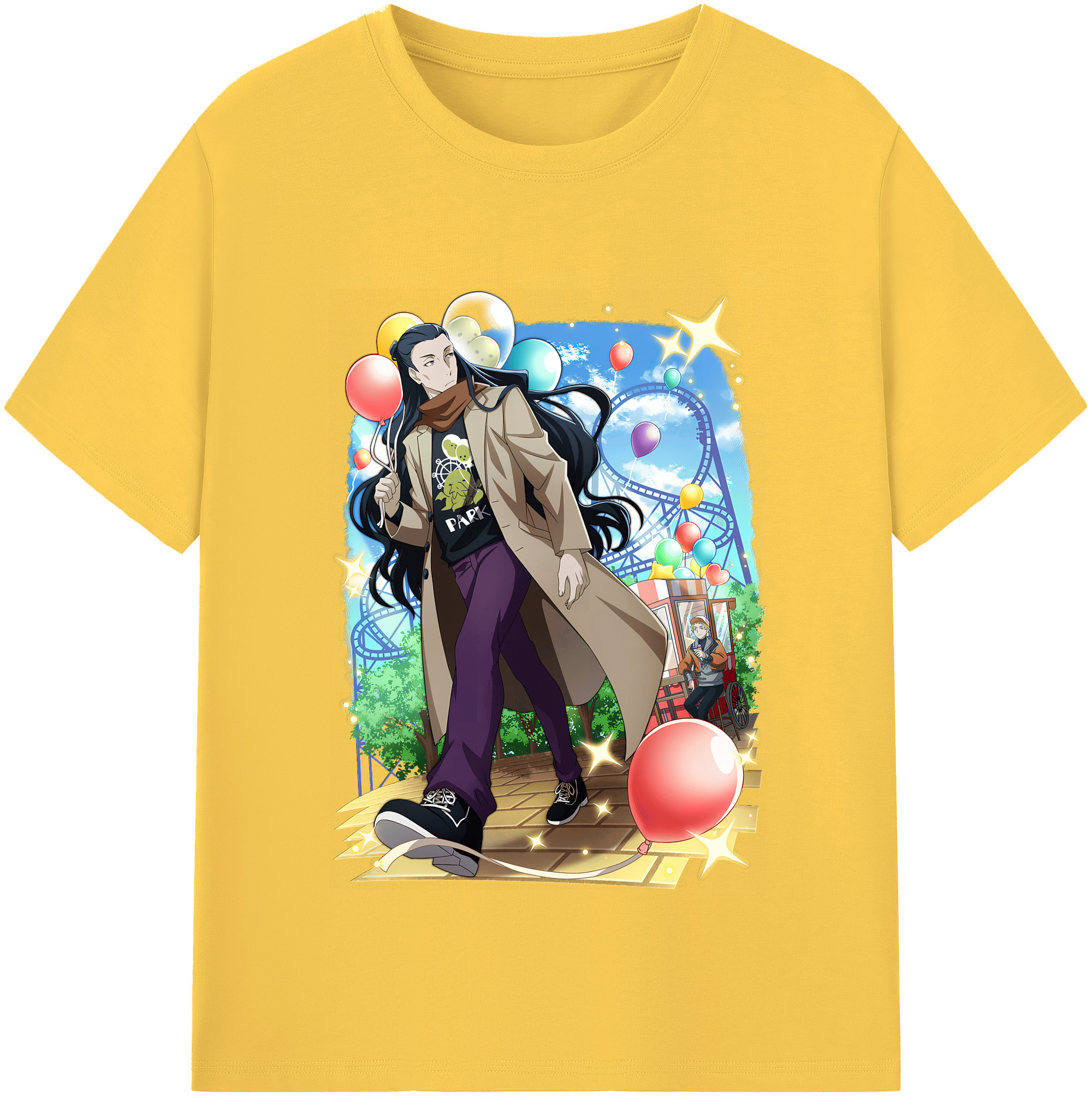 （画像用） 文豪ストレイドッグス Bungo Stray Dogs 綿100％半袖Tシャツ（フロントプリント）