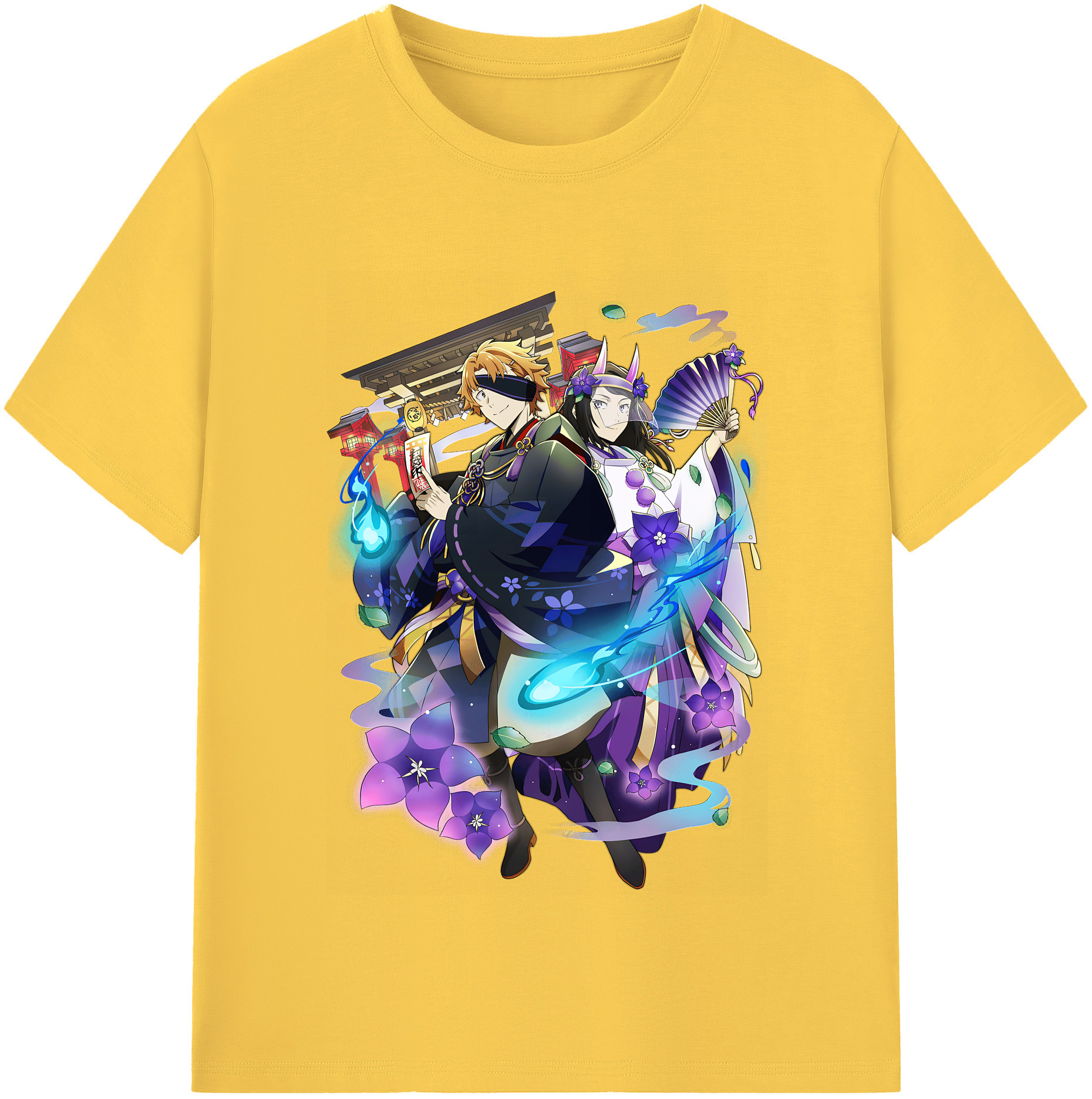 （画像用） 文豪ストレイドッグス Bungo Stray Dogs 綿100％半袖Tシャツ（フロントプリント）
