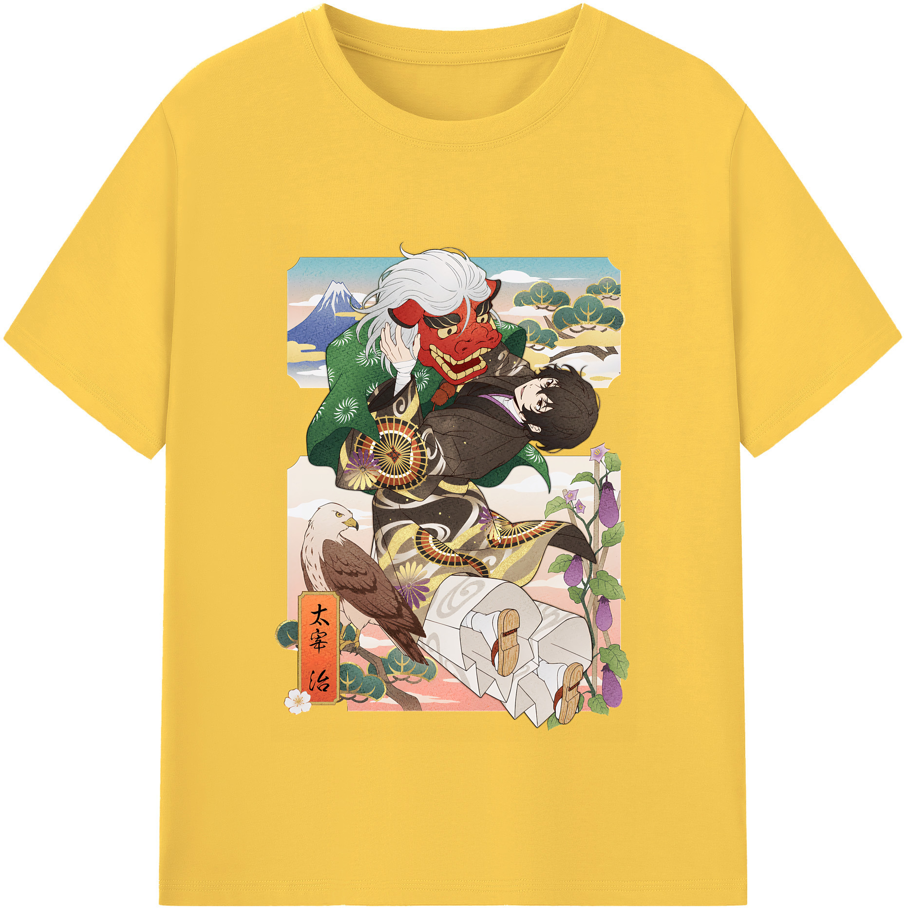（画像用） 文豪ストレイドッグス Bungo Stray Dogs 綿100％半袖Tシャツ（フロントプリント）