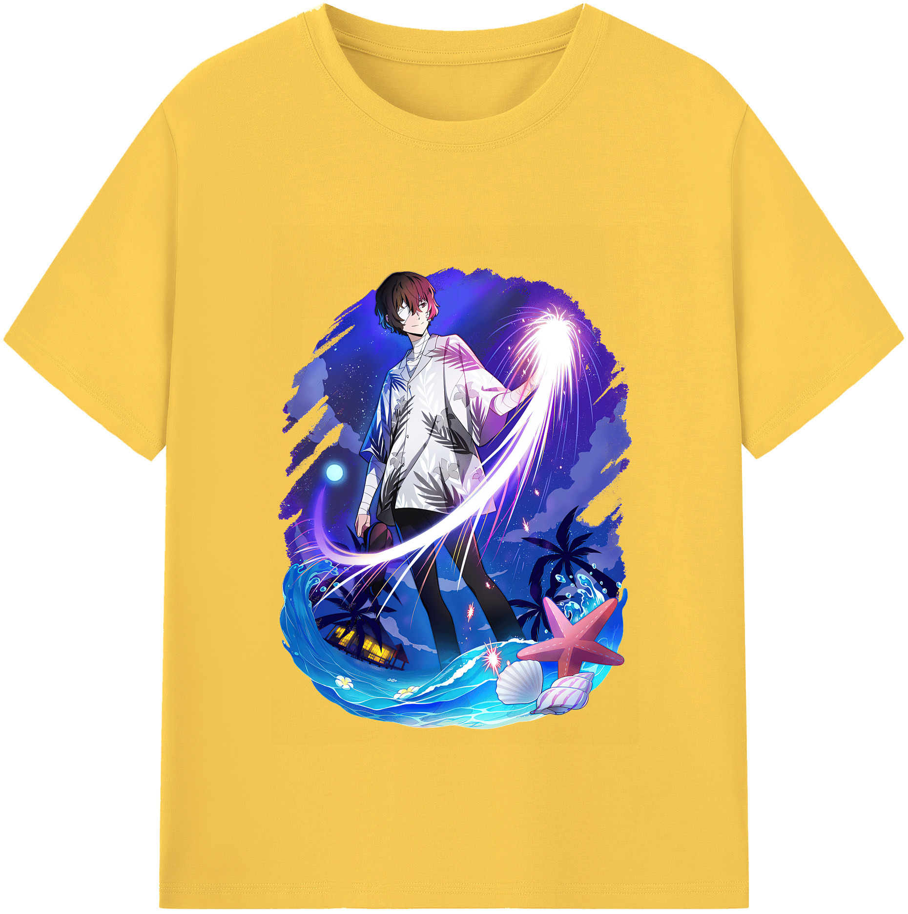 （画像用） 文豪ストレイドッグス Bungo Stray Dogs 綿100％半袖Tシャツ（フロントプリント）