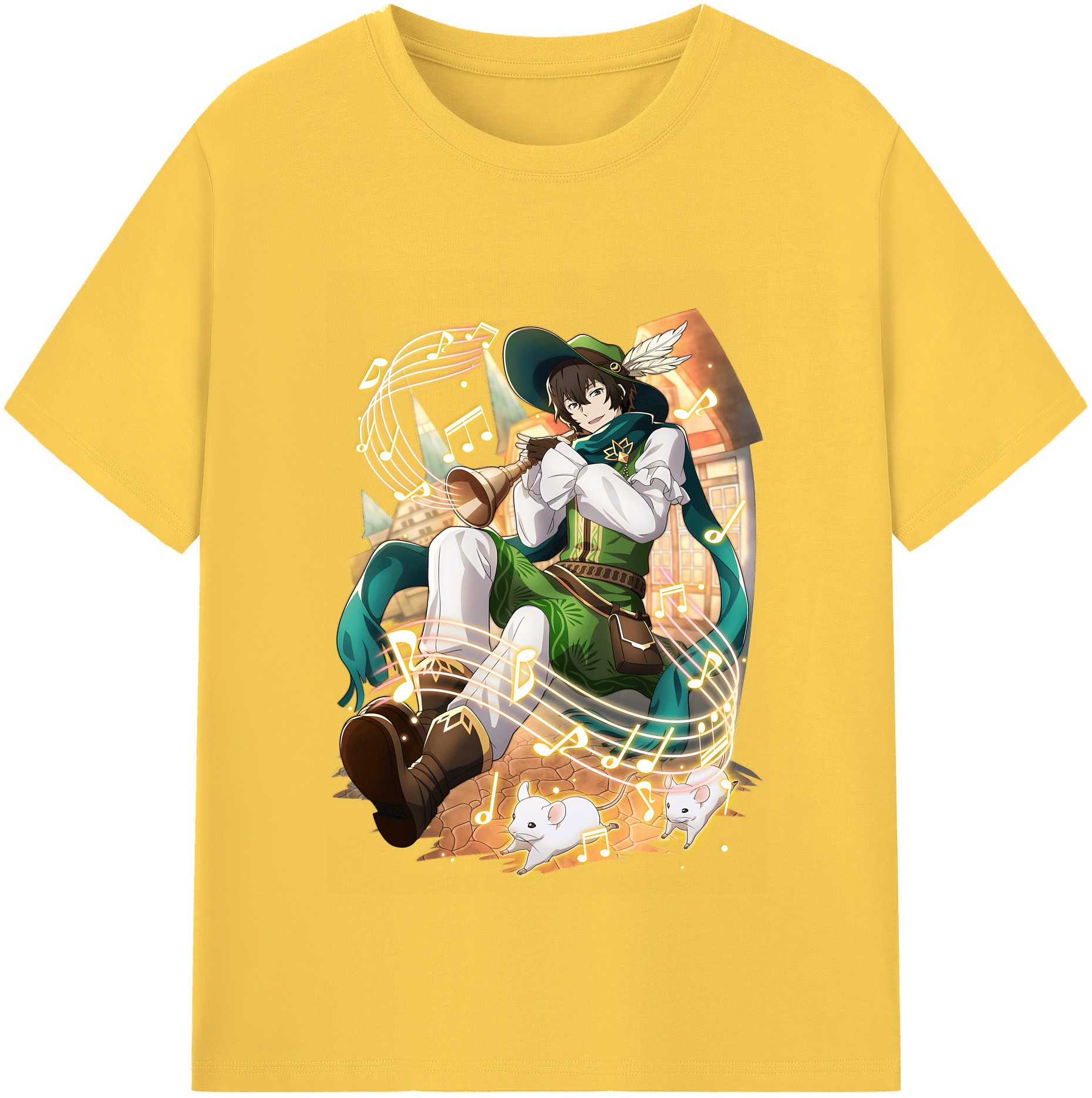 （画像用） 文豪ストレイドッグス Bungo Stray Dogs 綿100％半袖Tシャツ（フロントプリント）
