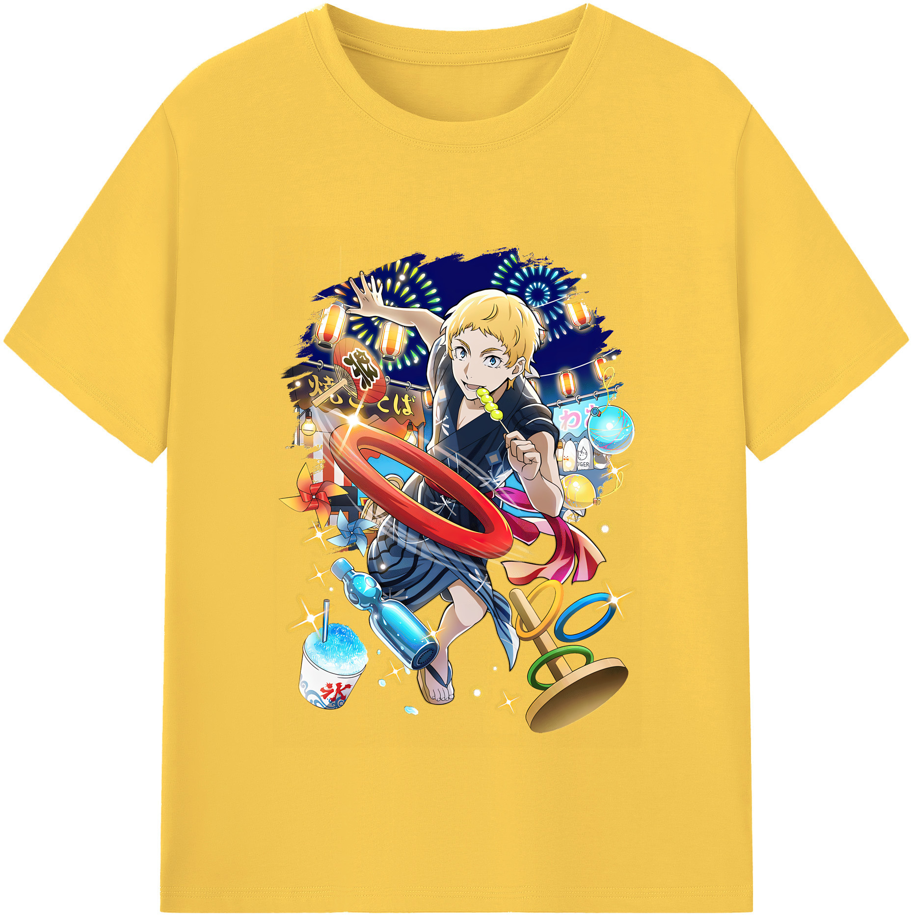 （画像用） 文豪ストレイドッグス Bungo Stray Dogs 綿100％半袖Tシャツ（フロントプリント）