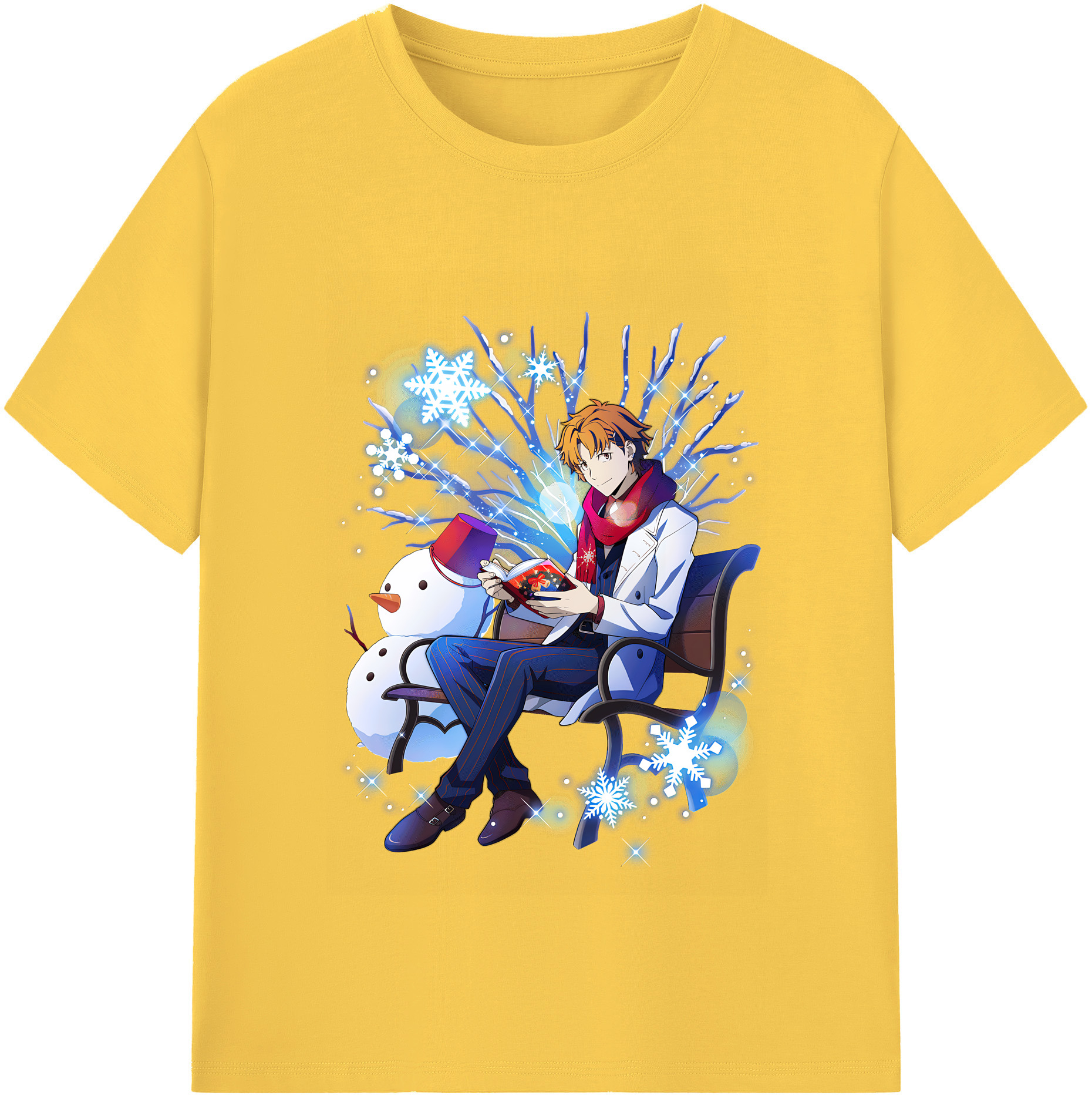 （画像用） 文豪ストレイドッグス Bungo Stray Dogs 綿100％半袖Tシャツ（フロントプリント）