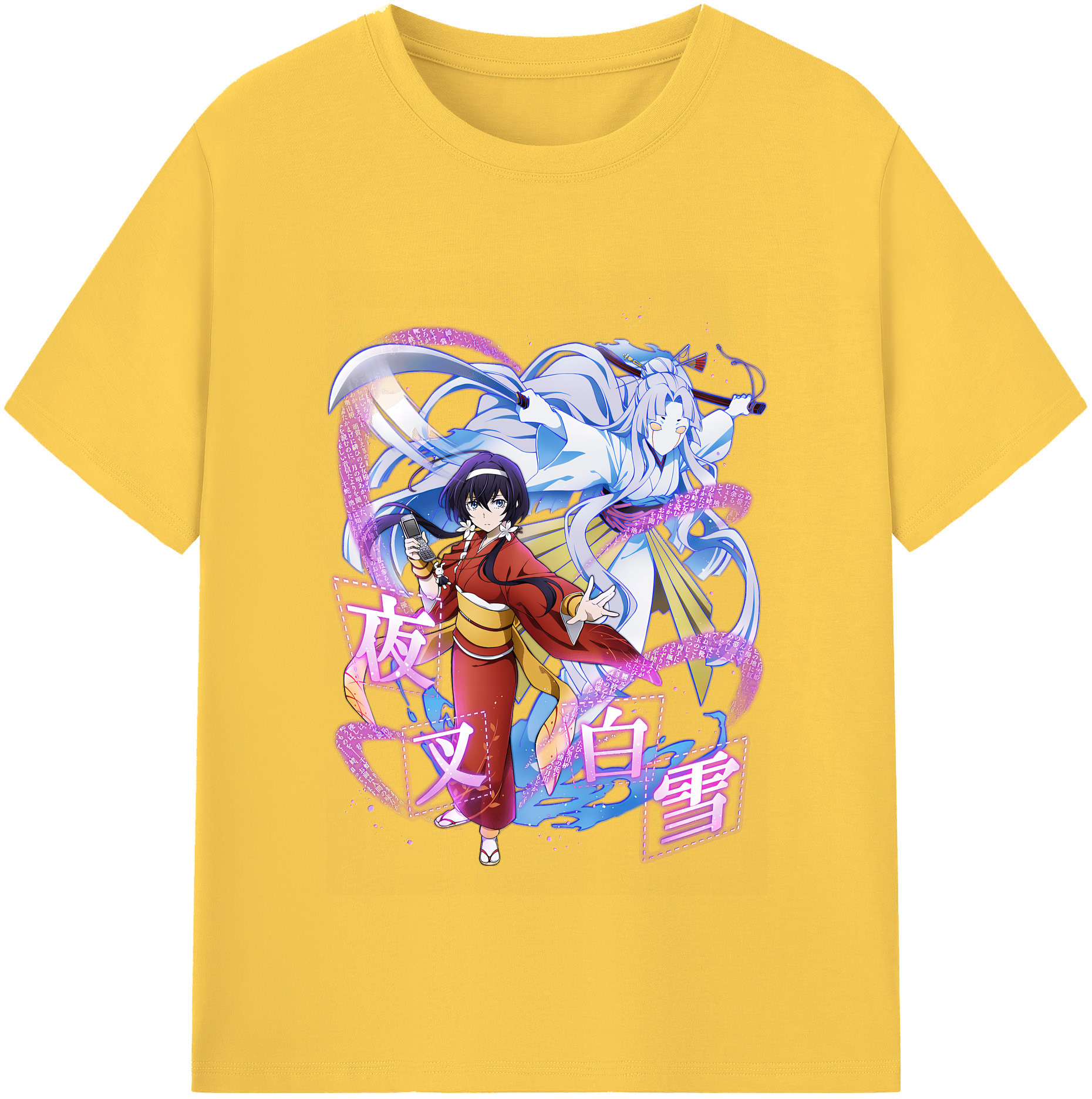 （画像用） 文豪ストレイドッグス Bungo Stray Dogs 綿100％半袖Tシャツ（フロントプリント）